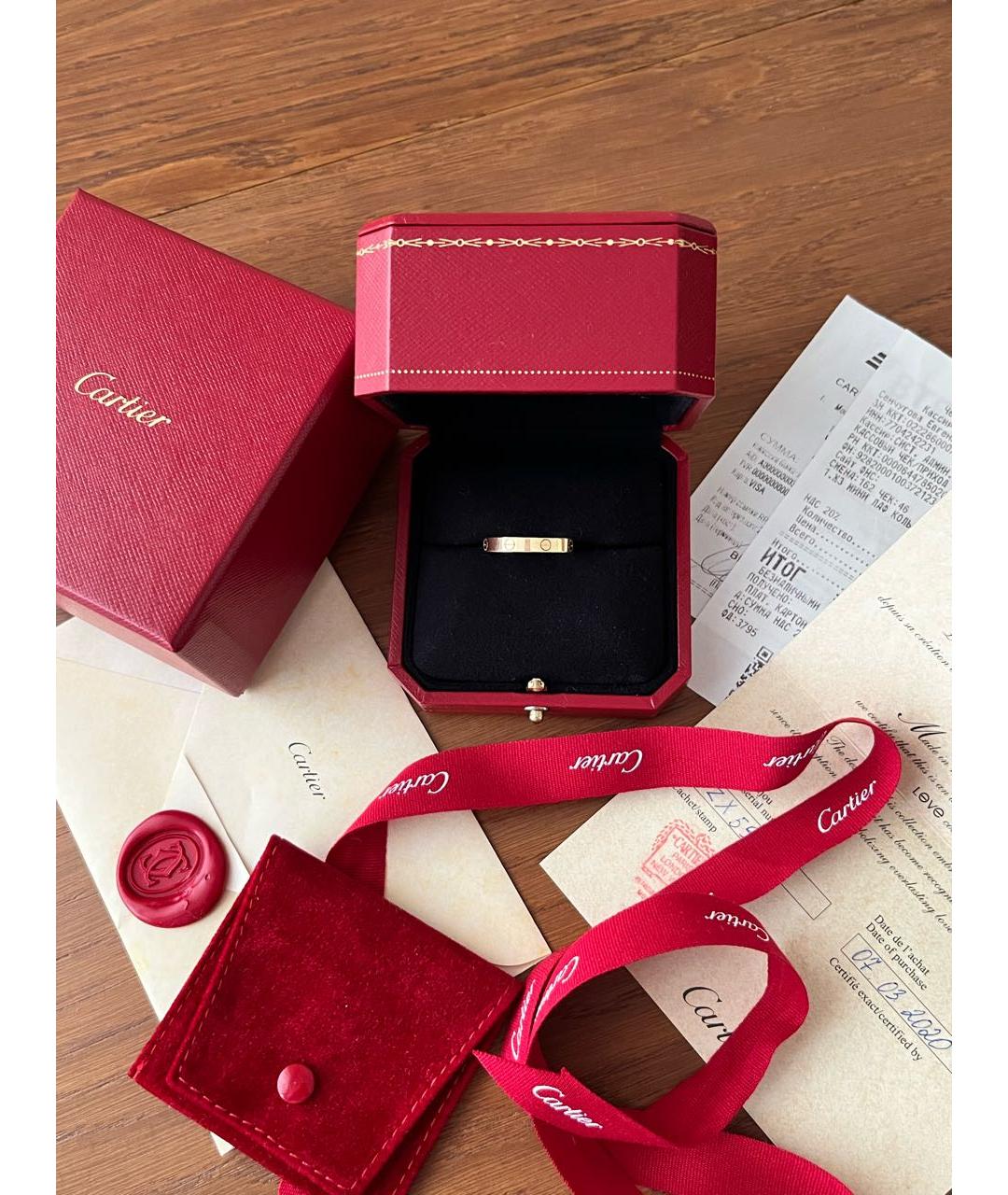 CARTIER Золотое кольцо из желтого золота, фото 2