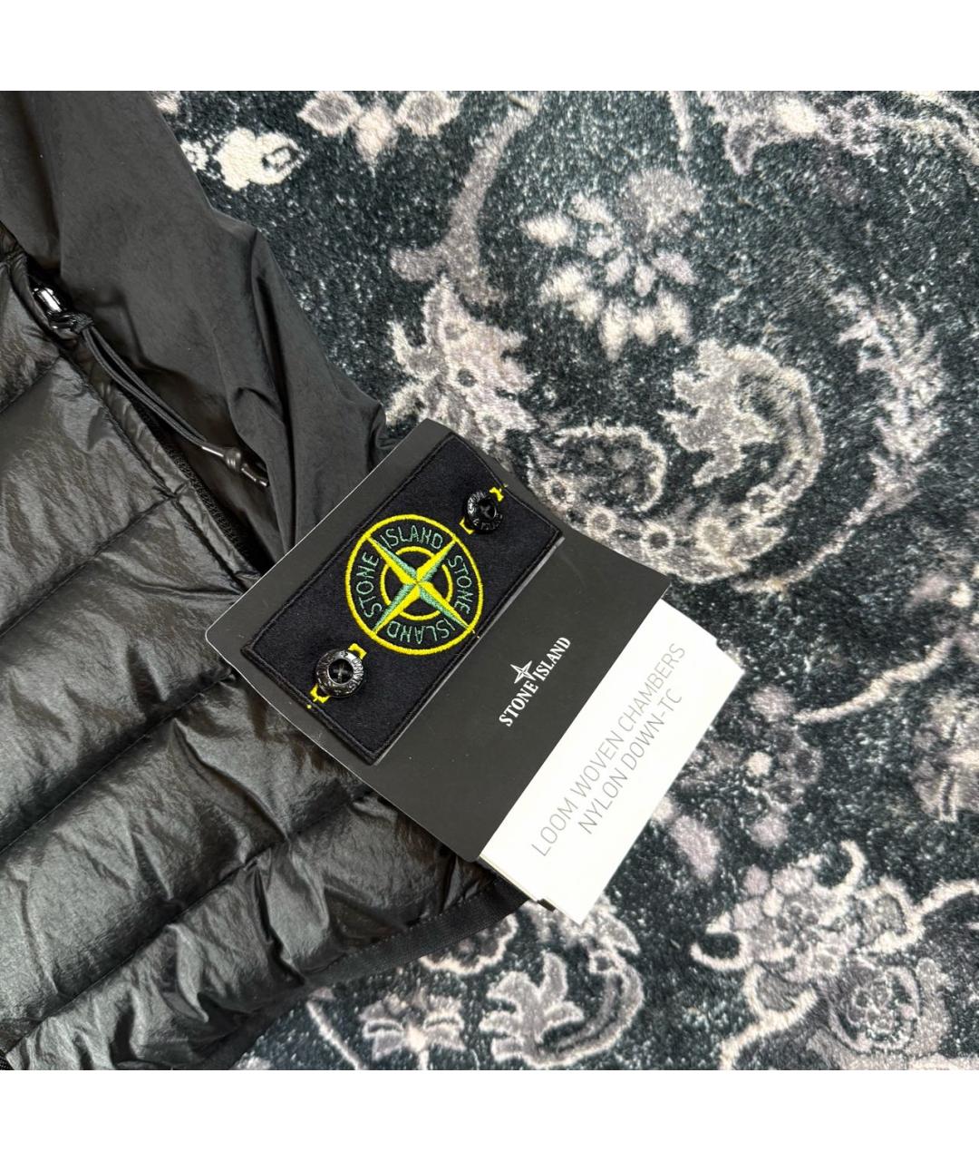 STONE ISLAND Черный жилет, фото 3