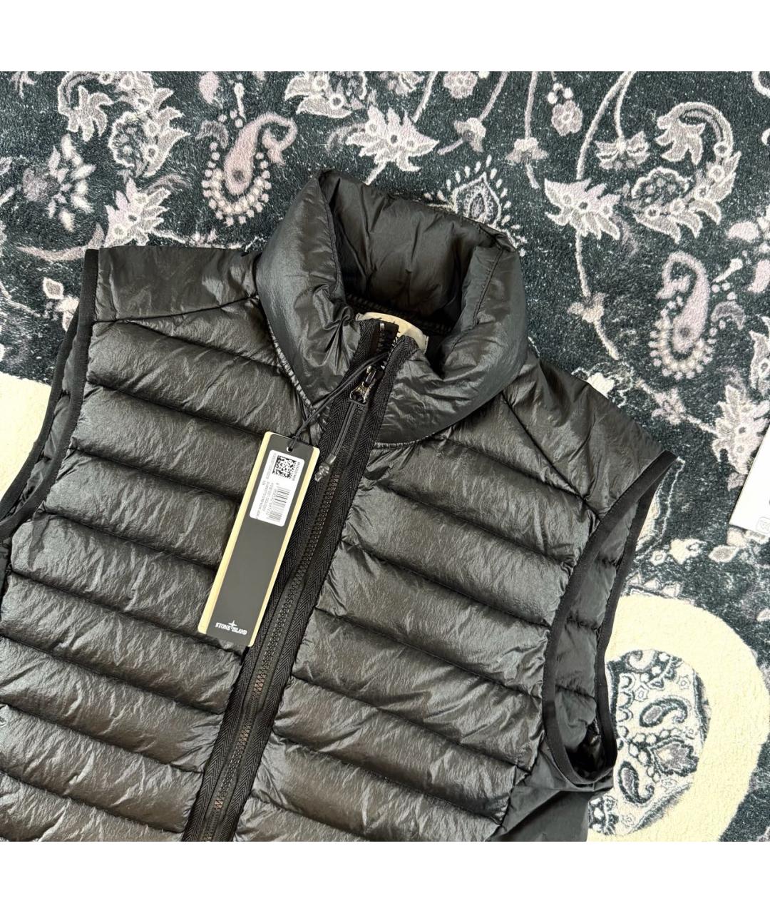 STONE ISLAND Черный жилет, фото 2
