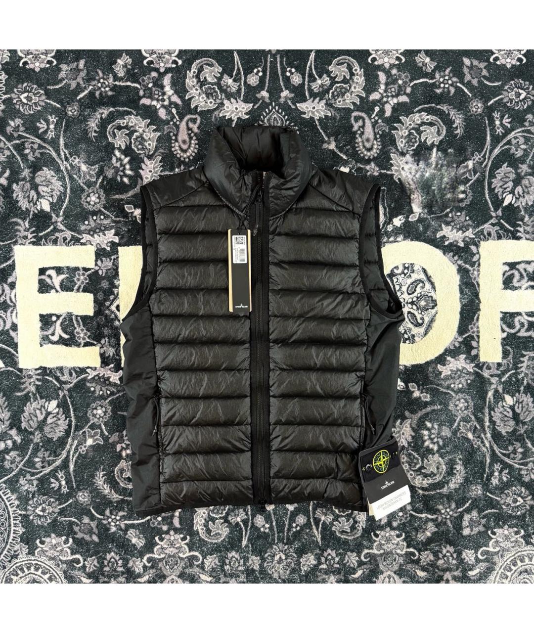 STONE ISLAND Черный жилет, фото 6