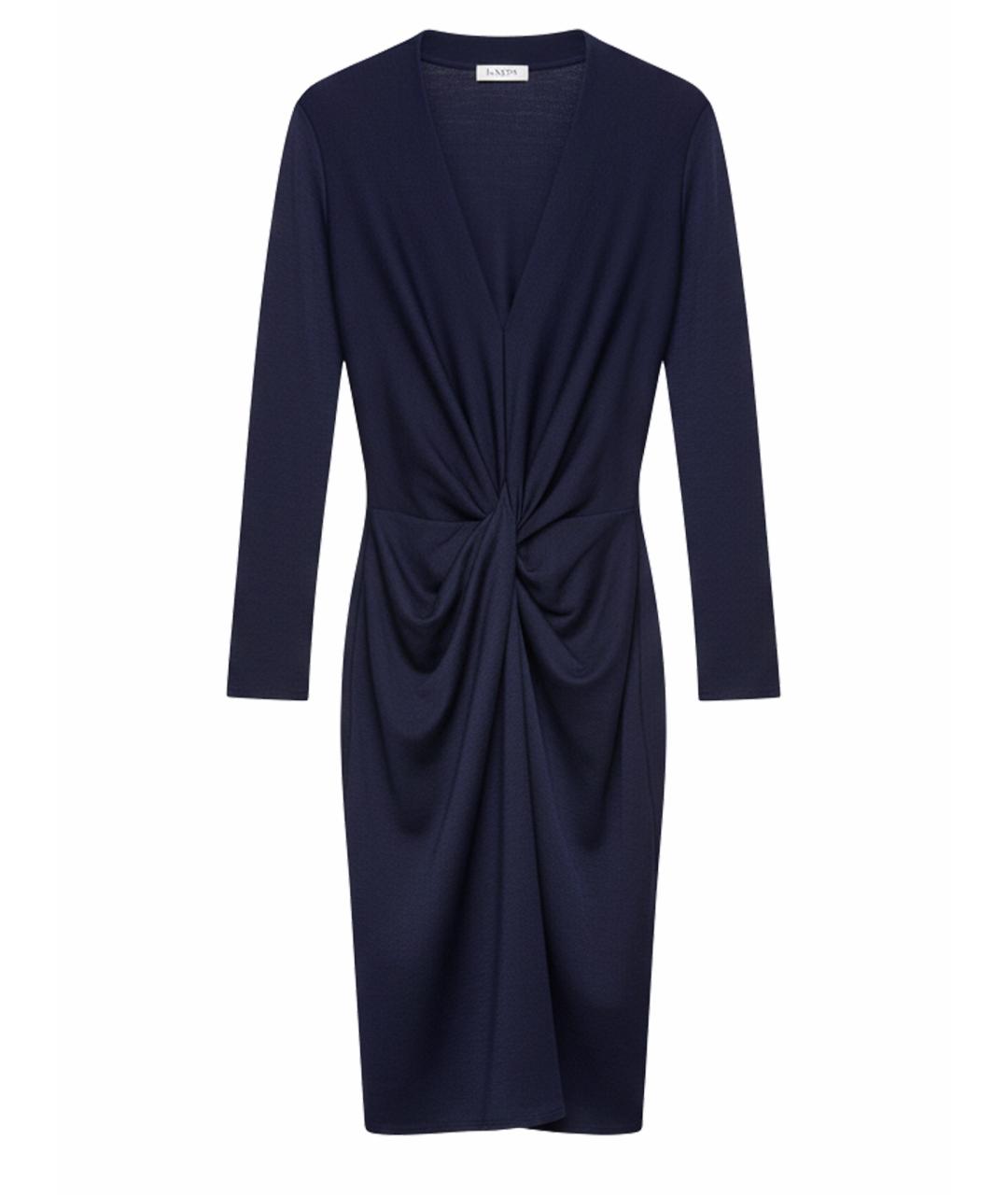 LANVIN Темно-синее повседневное платье, фото 1