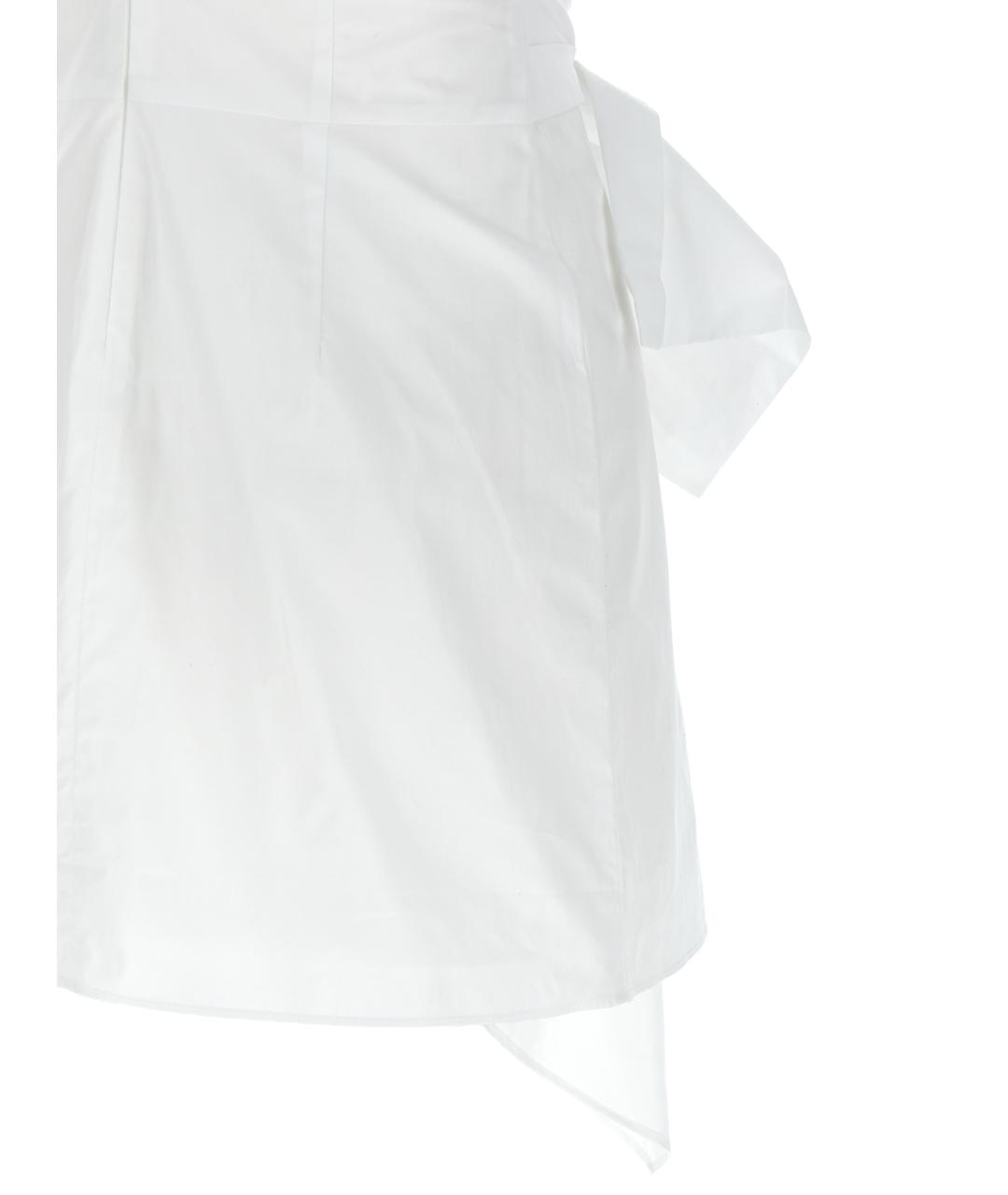 ROTATE Белое хлопковое платье, фото 4