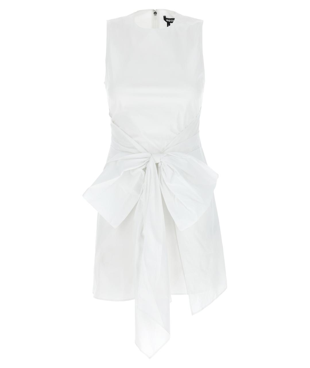 ROTATE Белое хлопковое платье, фото 1