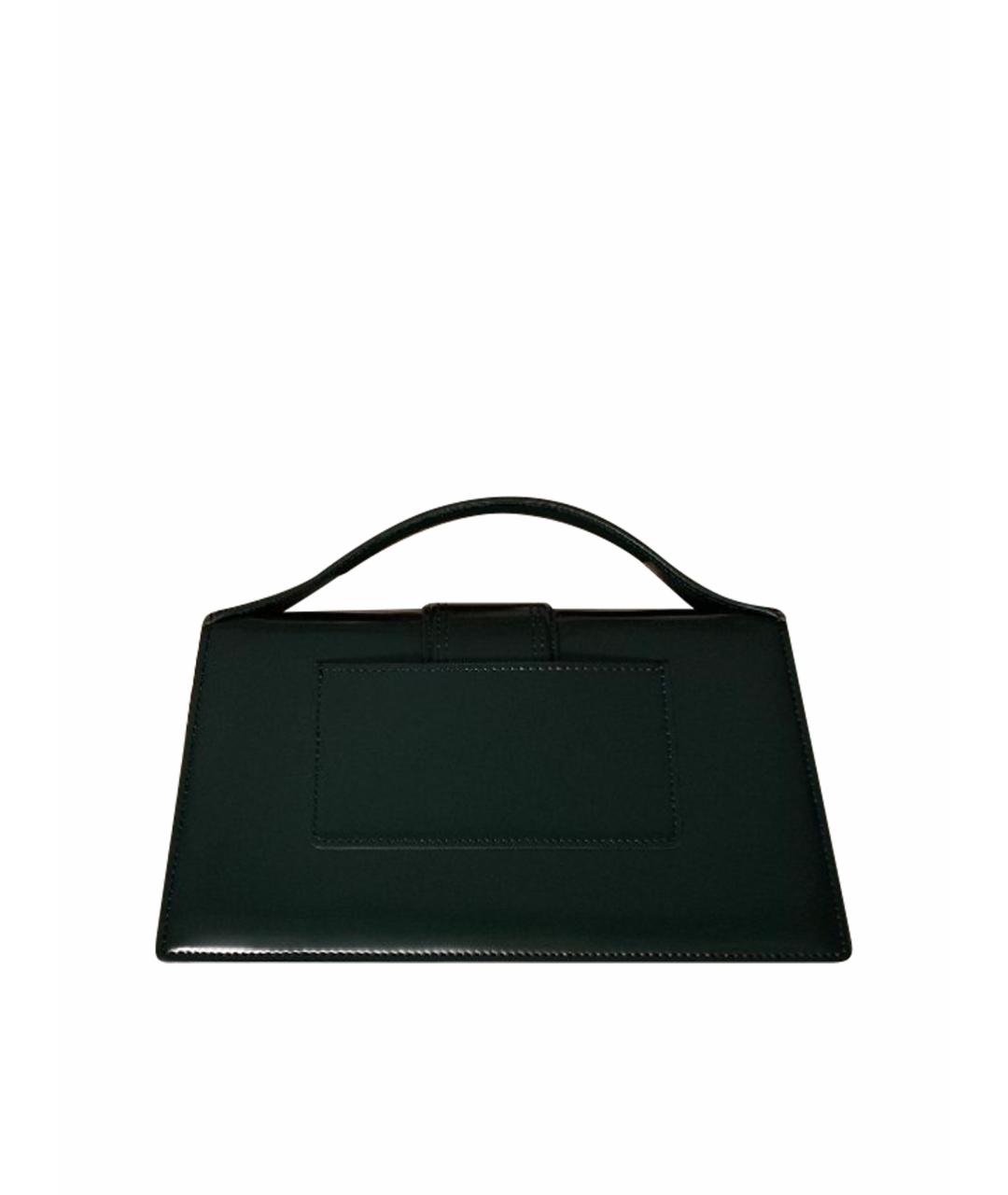 JACQUEMUS Зеленая сумка через плечо из лакированной кожи, фото 1