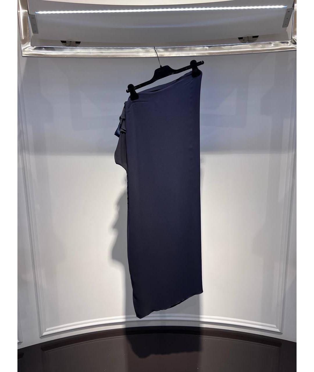 LANVIN Темно-синее вечернее платье, фото 2