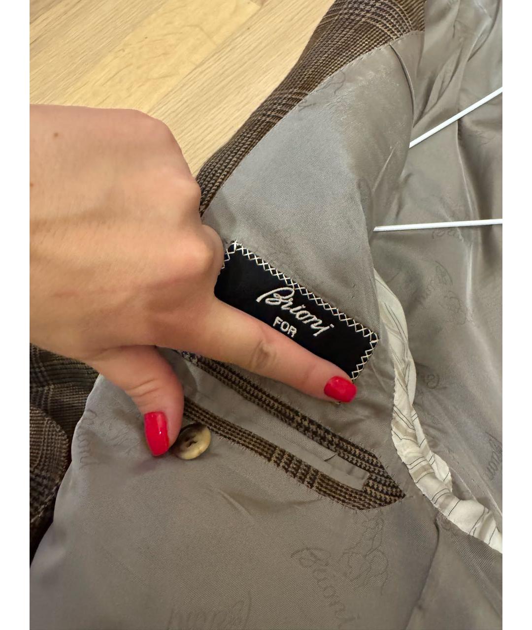 BRIONI Мульти шерстяной пиджак, фото 7