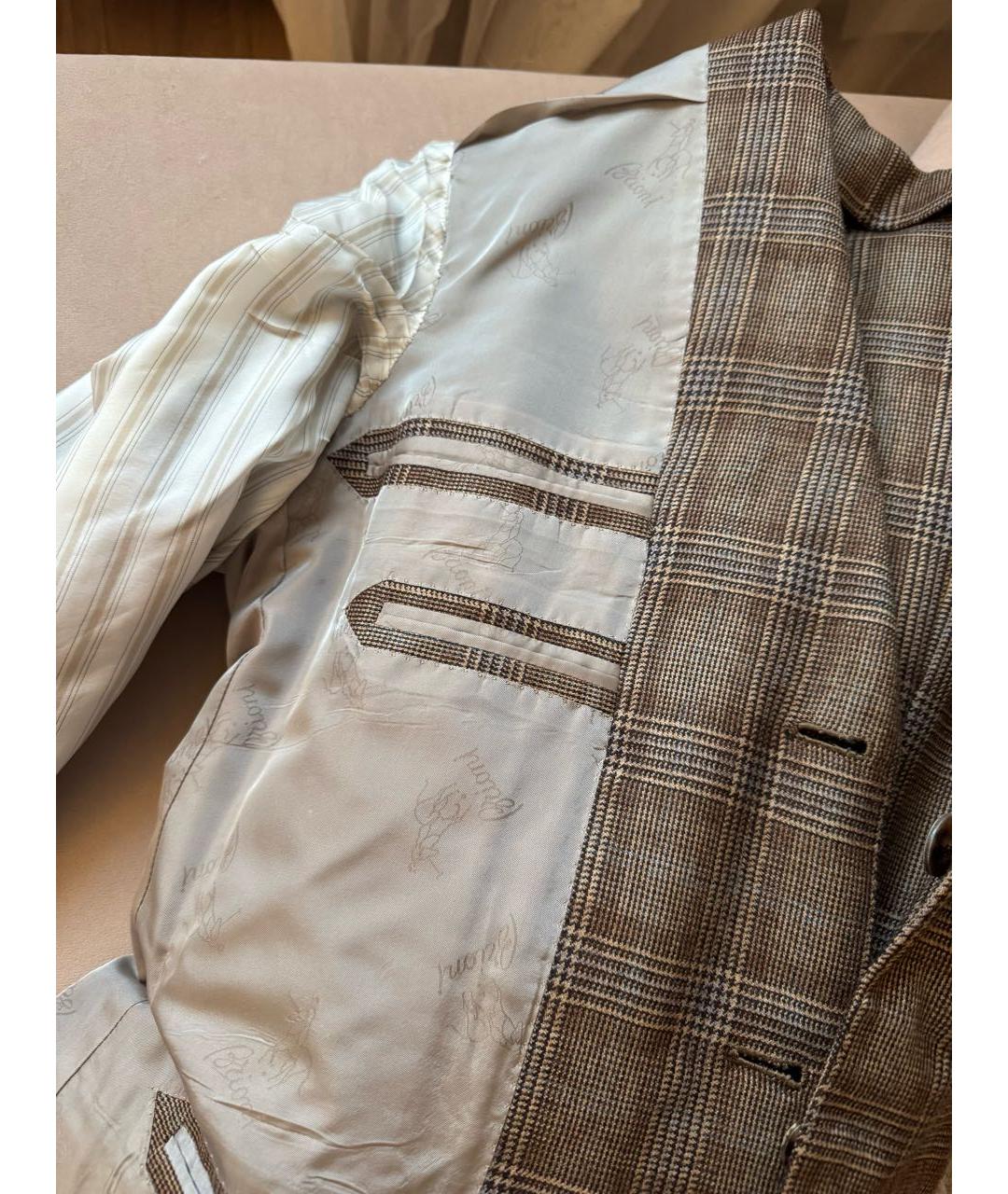 BRIONI Мульти шерстяной пиджак, фото 5