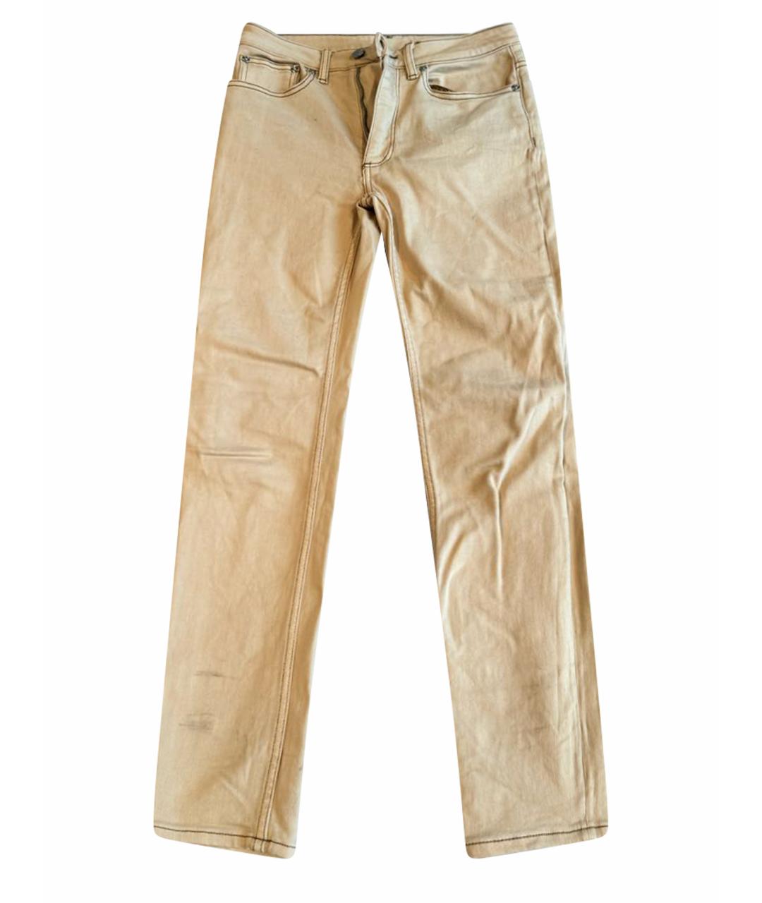 BURBERRY Бежевые прямые джинсы, фото 1