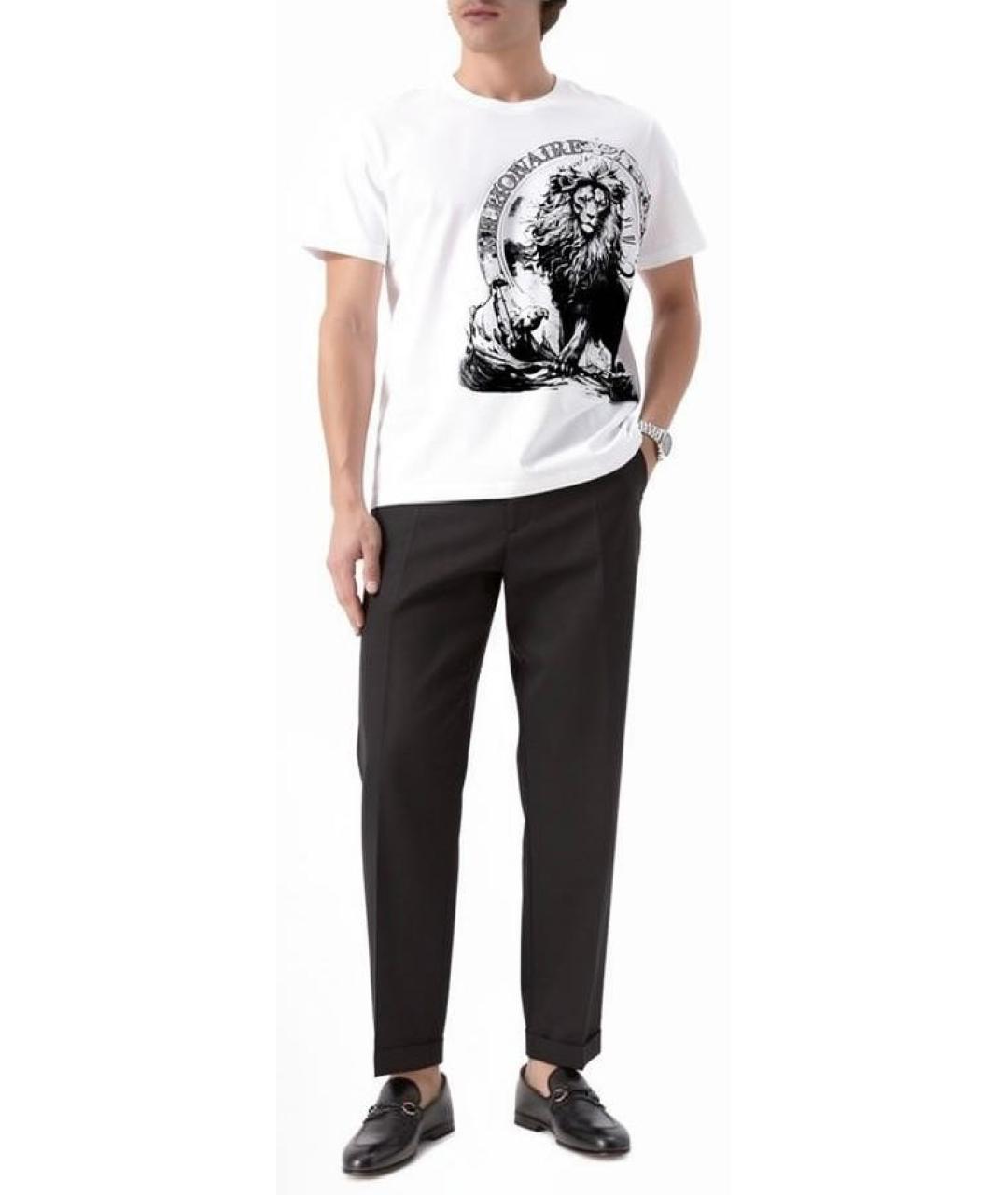 BILLIONAIRE Белая хлопковая футболка, фото 8