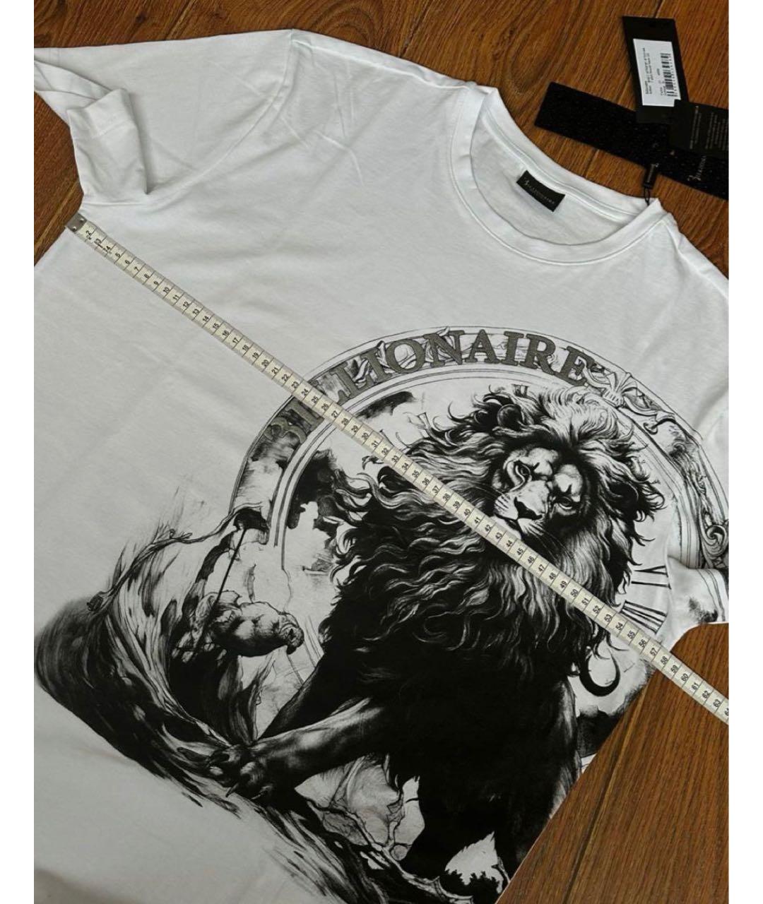BILLIONAIRE Белая хлопковая футболка, фото 7