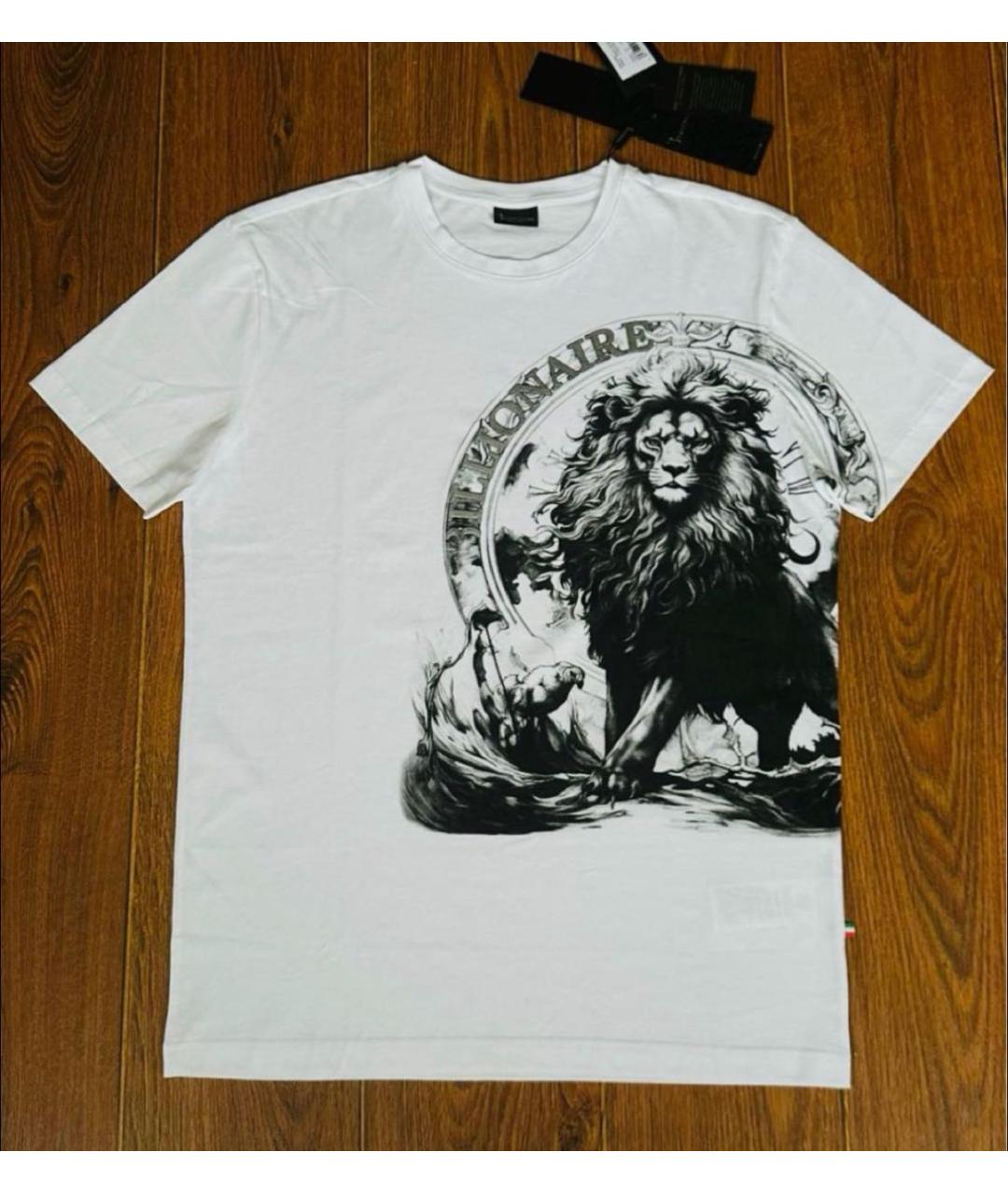 BILLIONAIRE Белая хлопковая футболка, фото 3