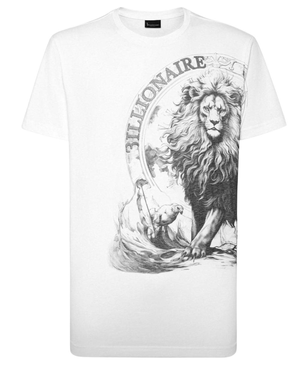 BILLIONAIRE Белая хлопковая футболка, фото 1