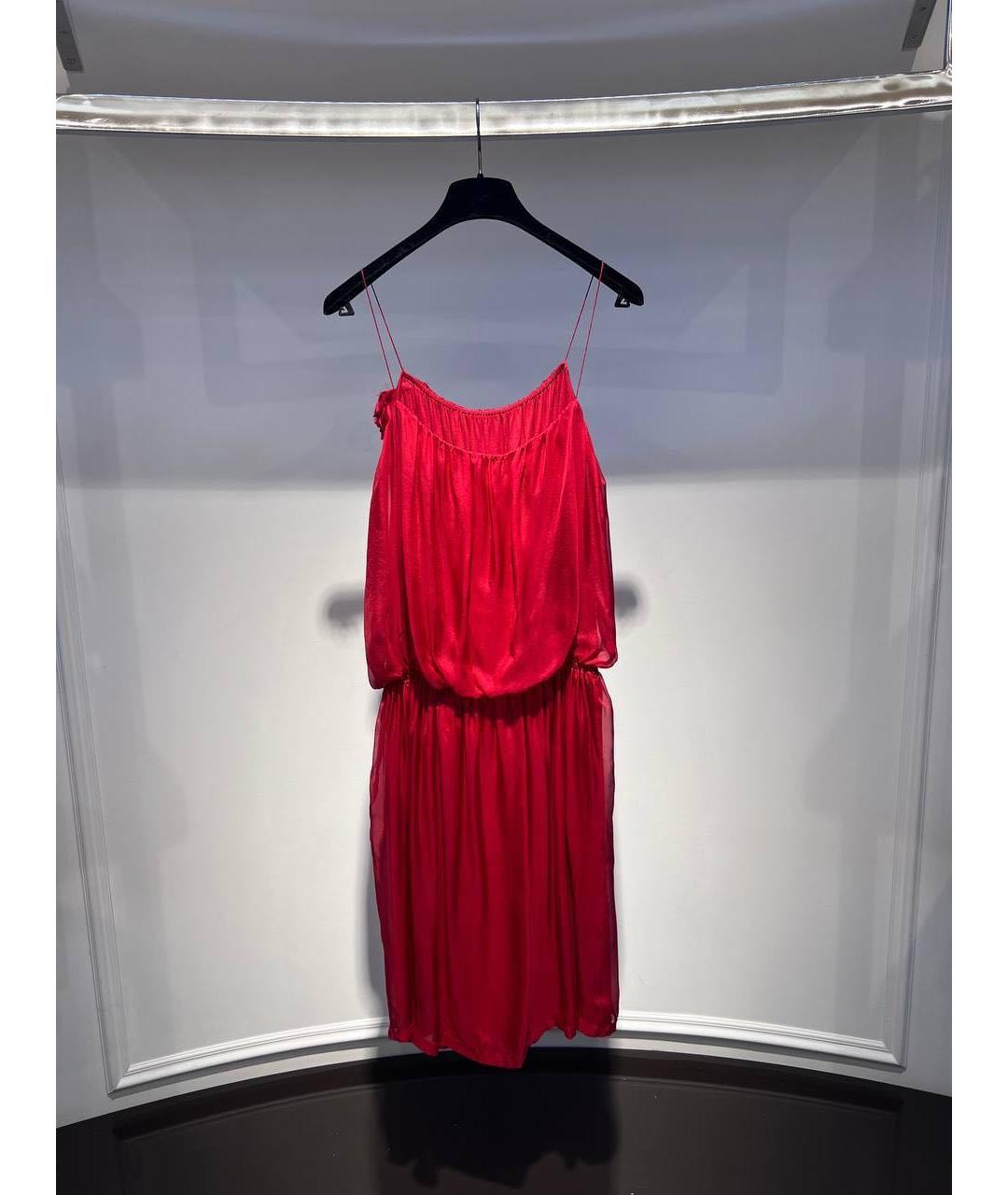 LANVIN Красное повседневное платье, фото 2