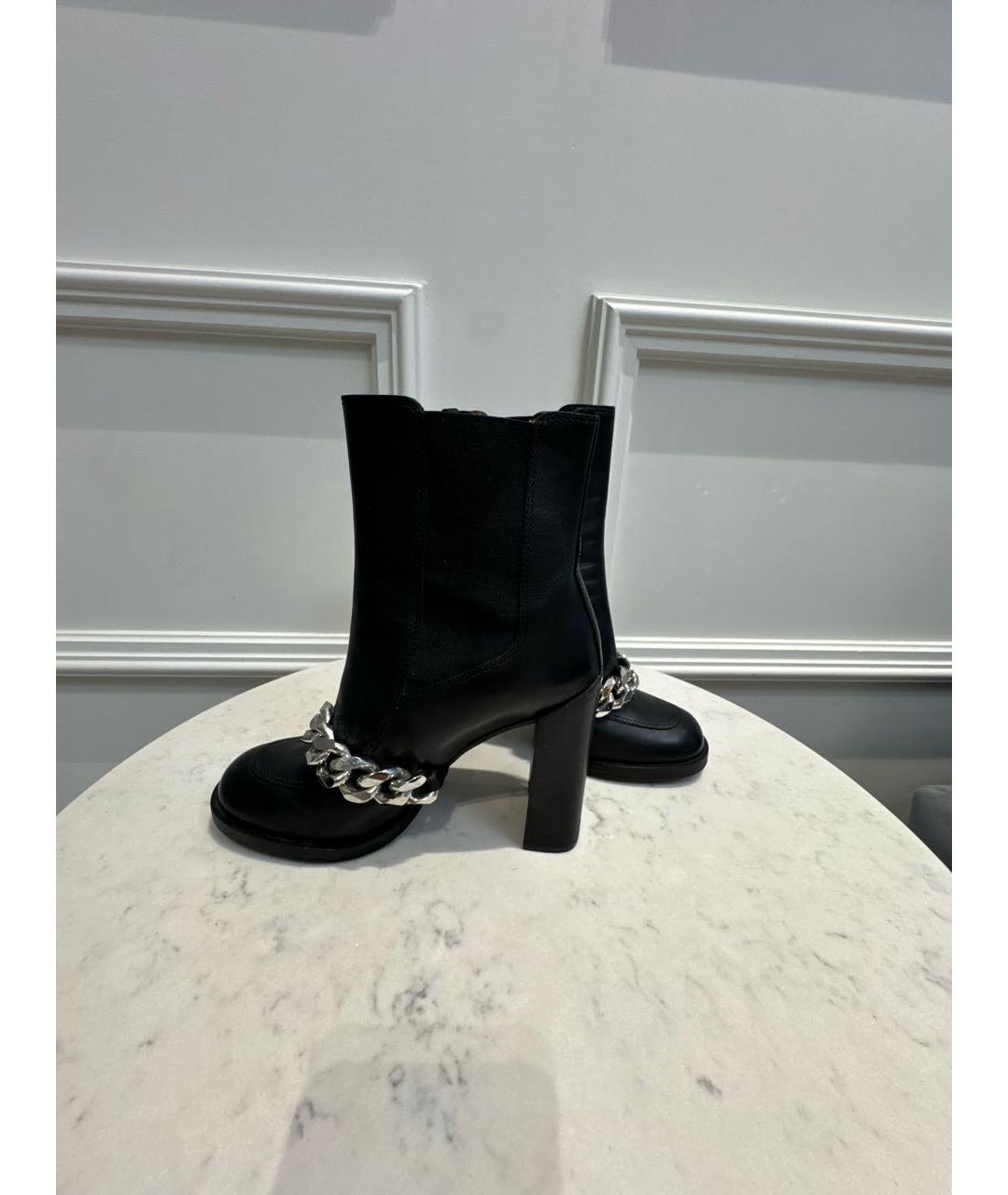 GIVENCHY Черные кожаные ботильоны, фото 5