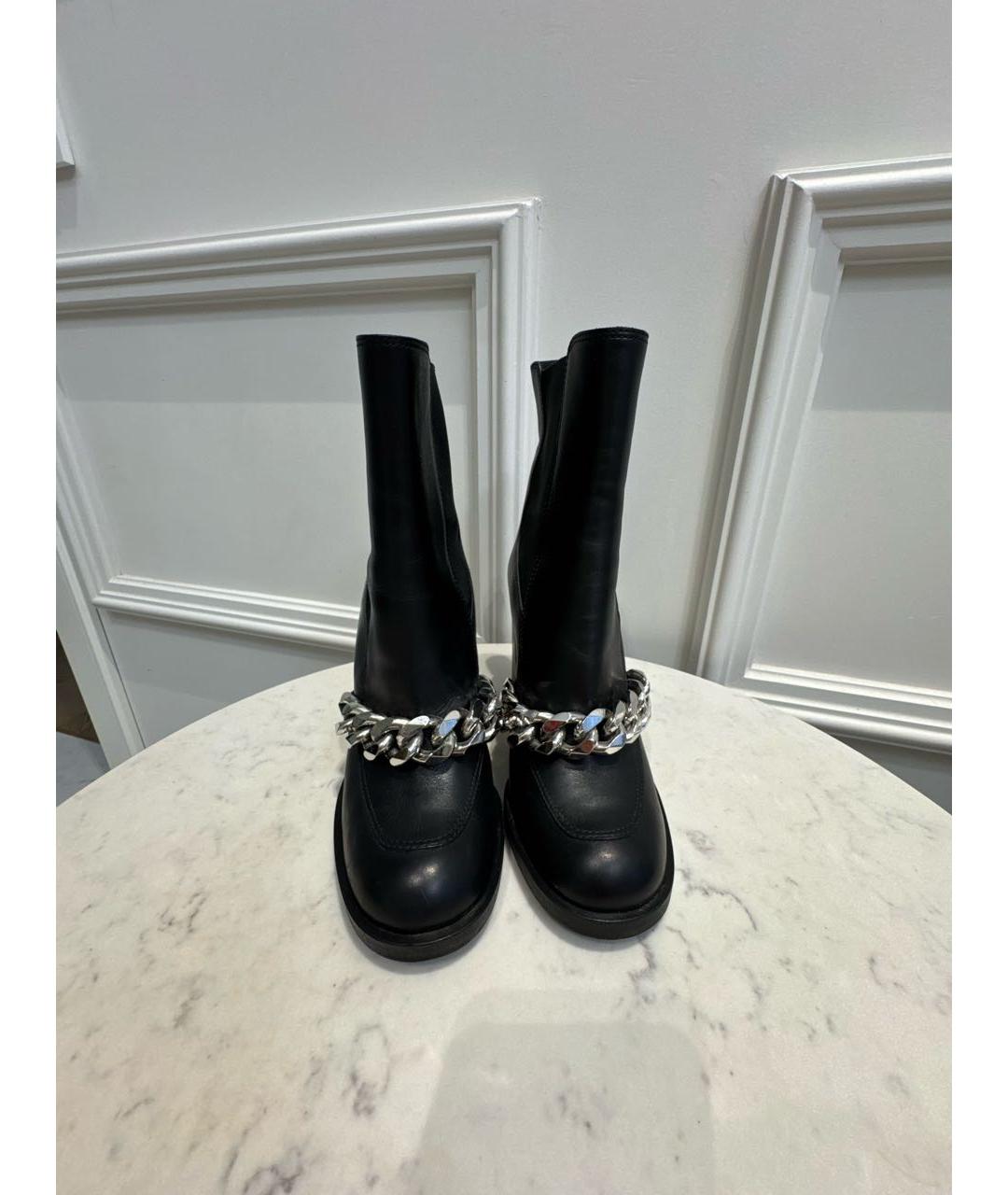 GIVENCHY Черные кожаные ботильоны, фото 2