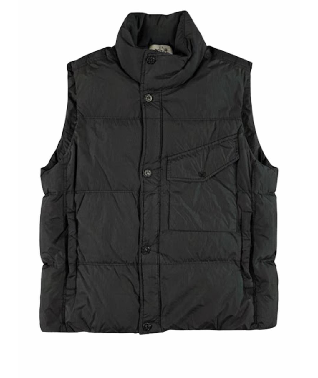 STONE ISLAND Черный жилет, фото 1