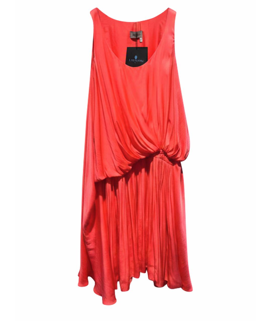 LANVIN Коралловое повседневное платье, фото 1