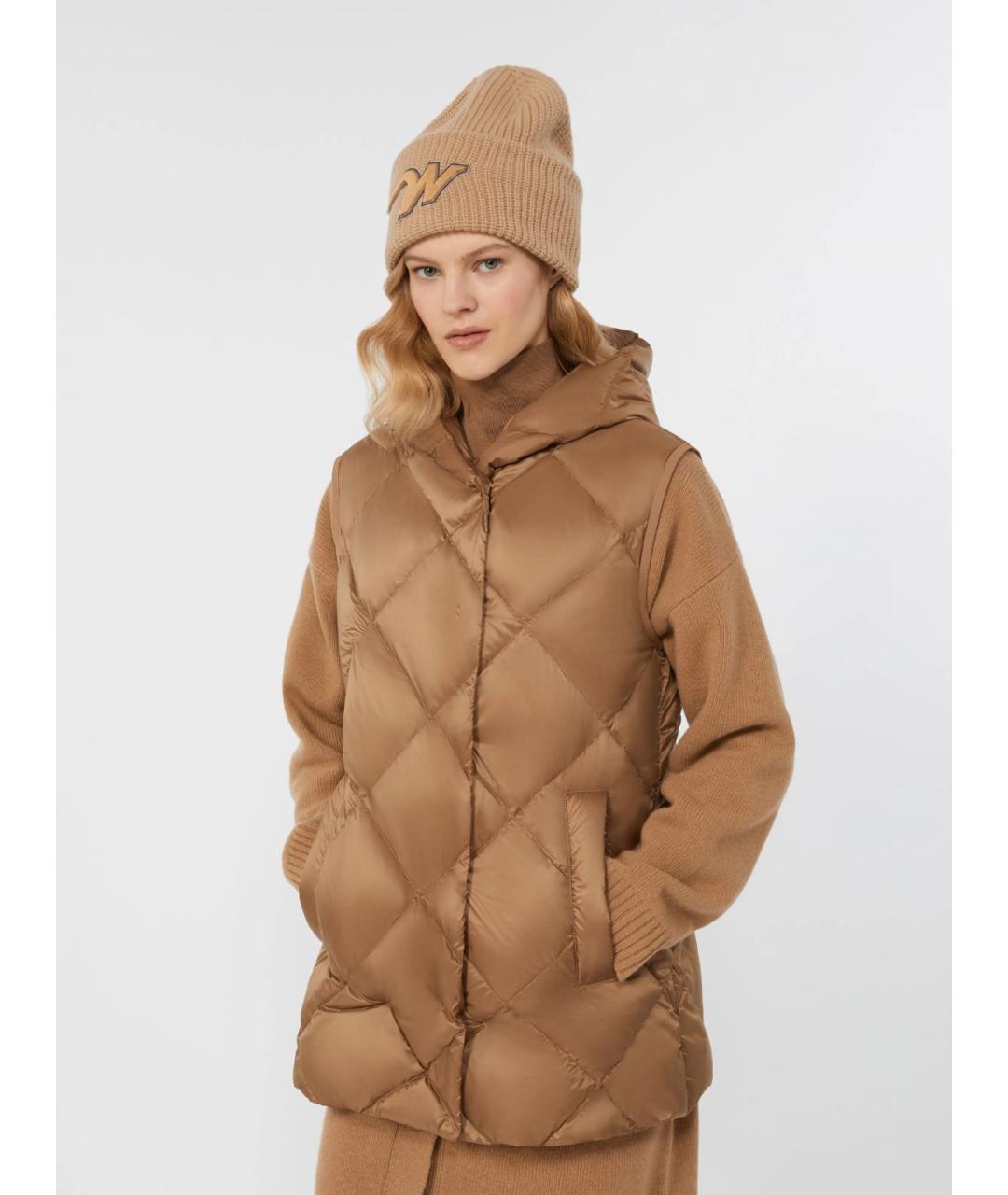 WEEKEND MAX MARA Полиэстеровый жилет, фото 4