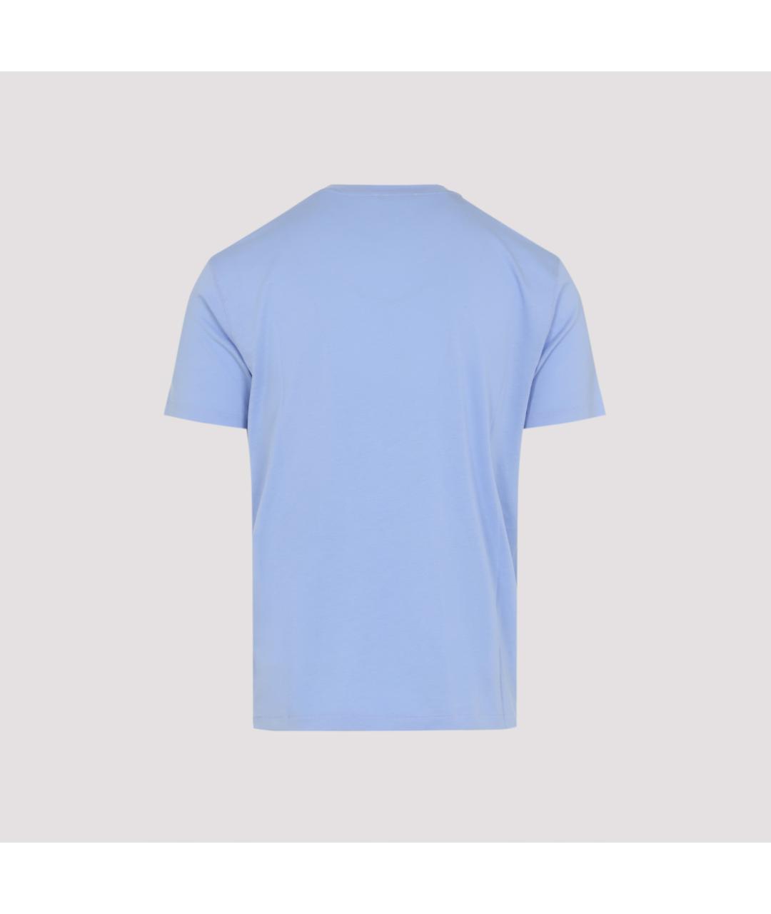 TOM FORD Синяя хлопковая футболка, фото 2