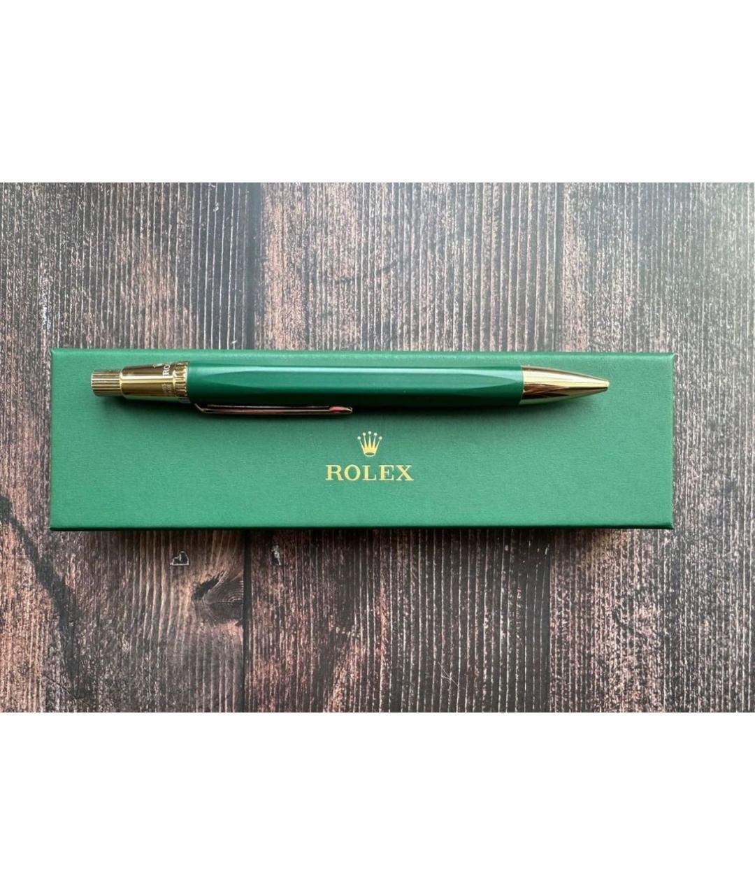 ROLEX Зеленая шариковая ручка, фото 5