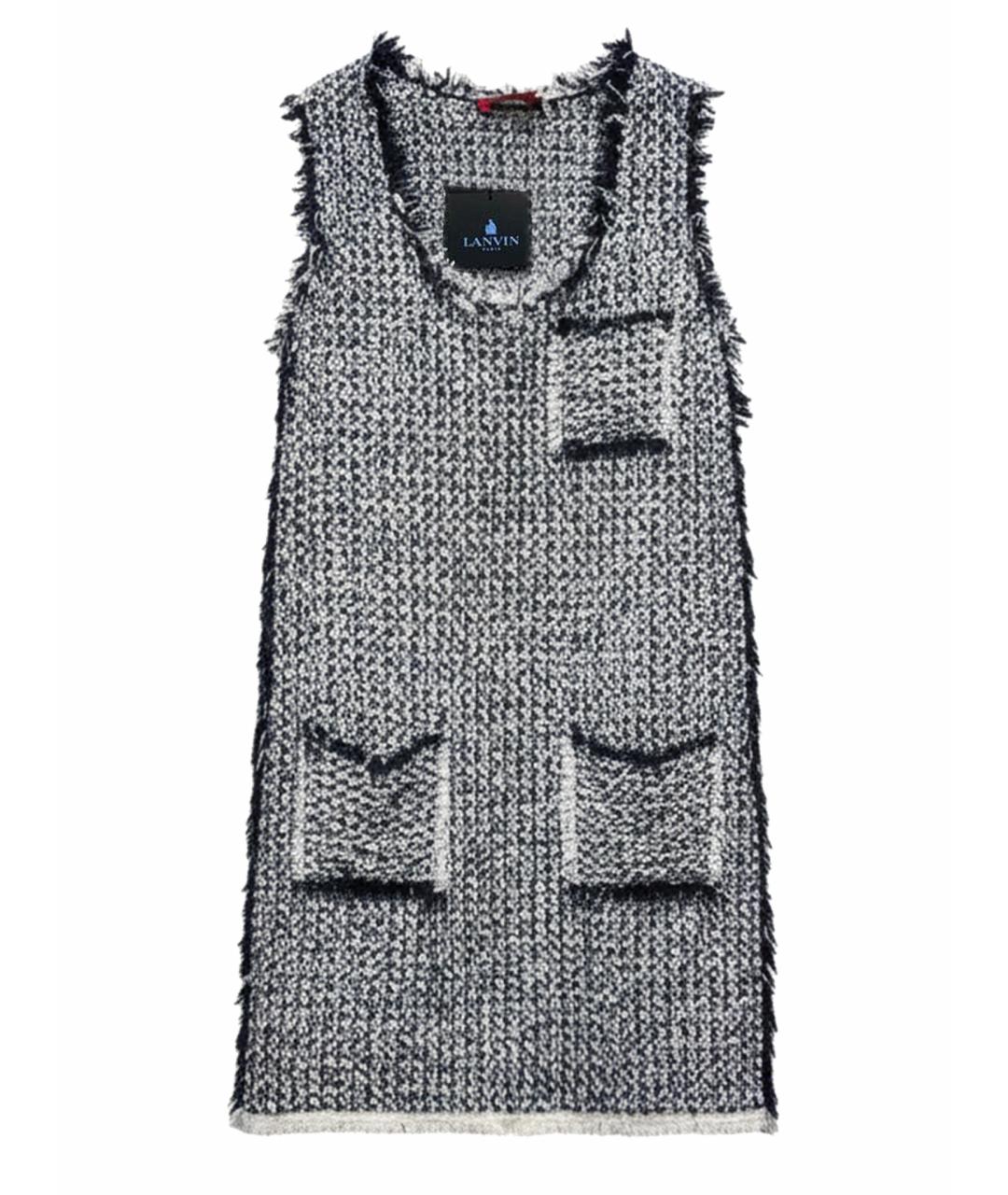 LANVIN Мульти повседневное платье, фото 1