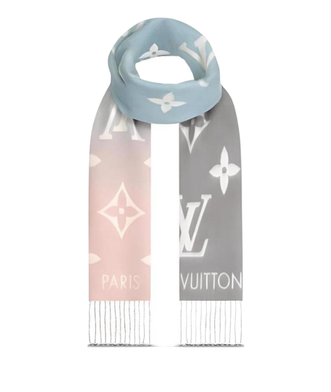 LOUIS VUITTON Бежевый шарф, фото 1