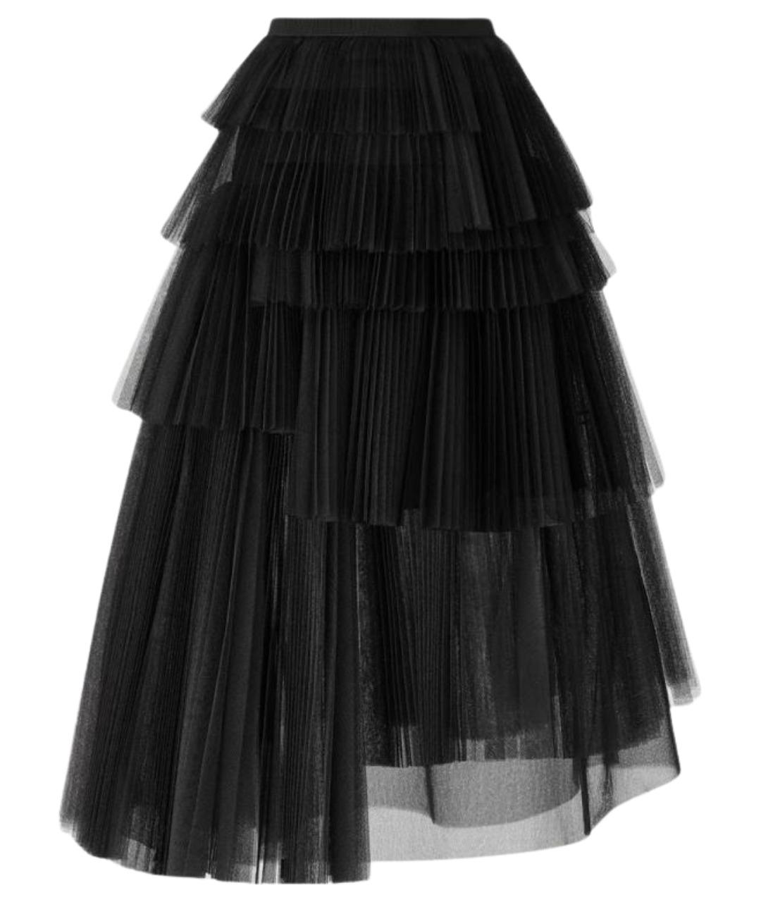 CHRISTIAN DIOR Черная юбка миди, фото 1