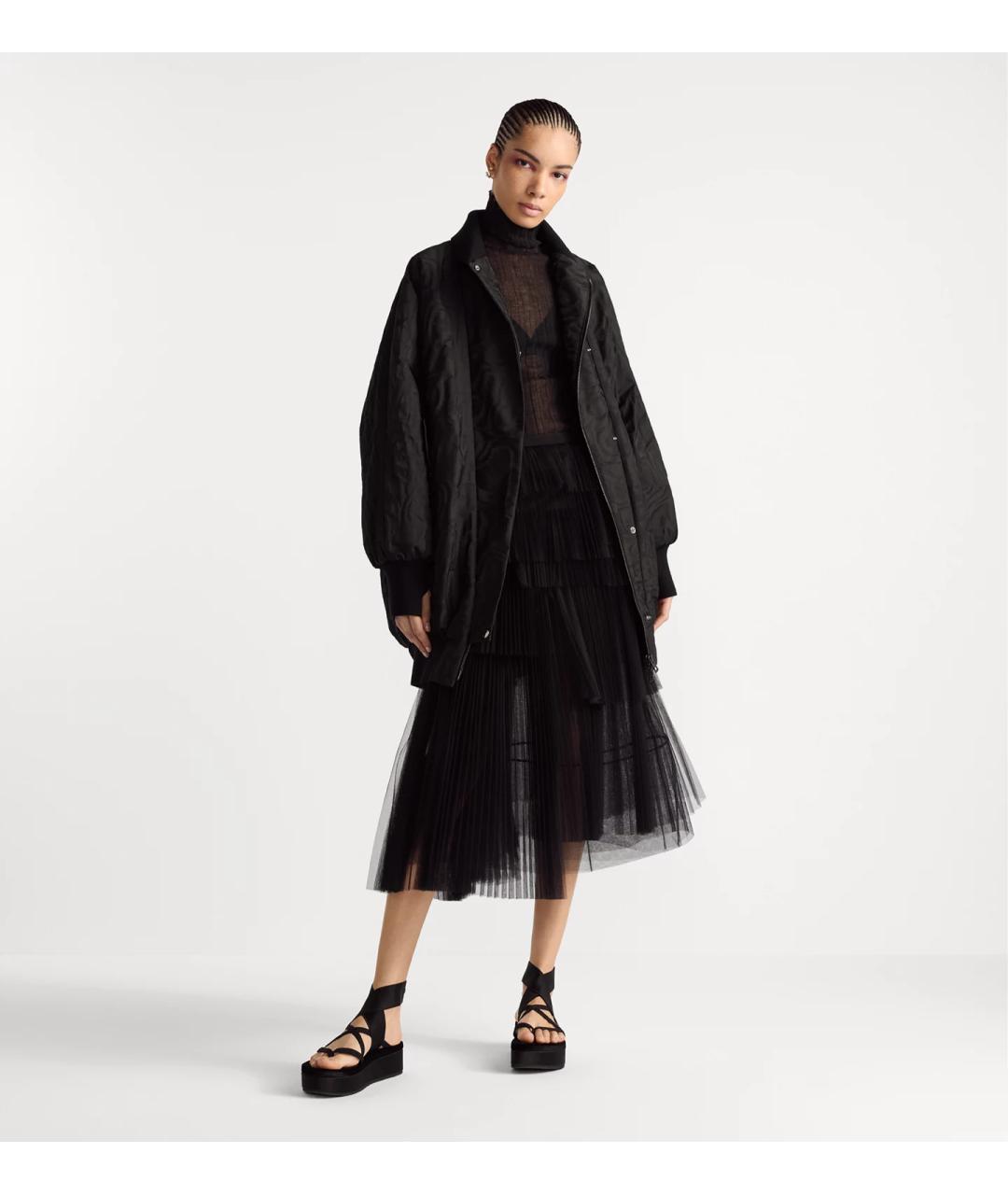 CHRISTIAN DIOR Черная юбка миди, фото 2