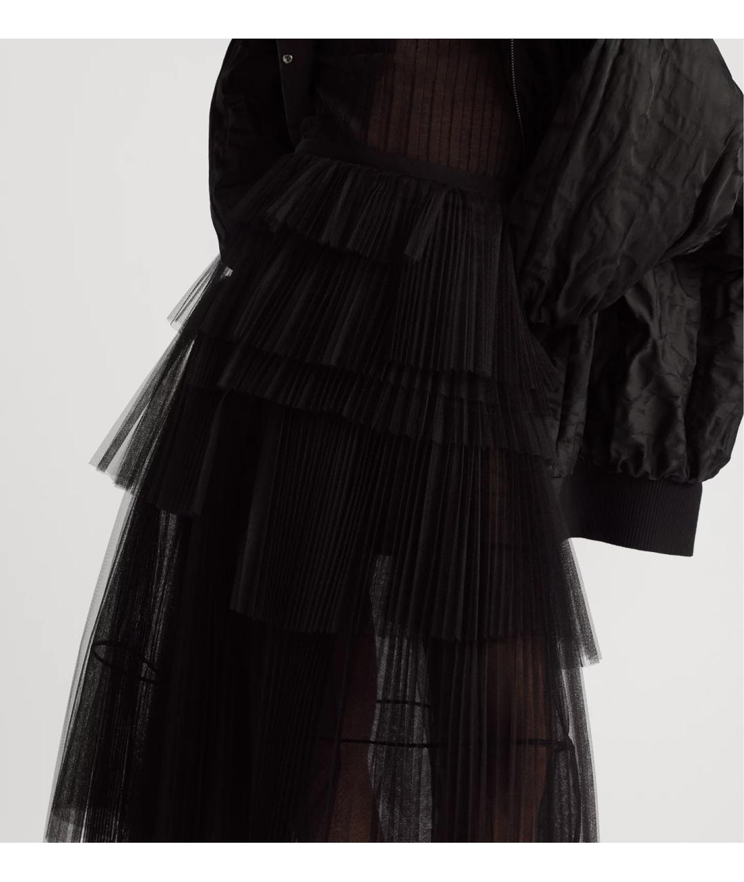 CHRISTIAN DIOR Черная юбка миди, фото 3