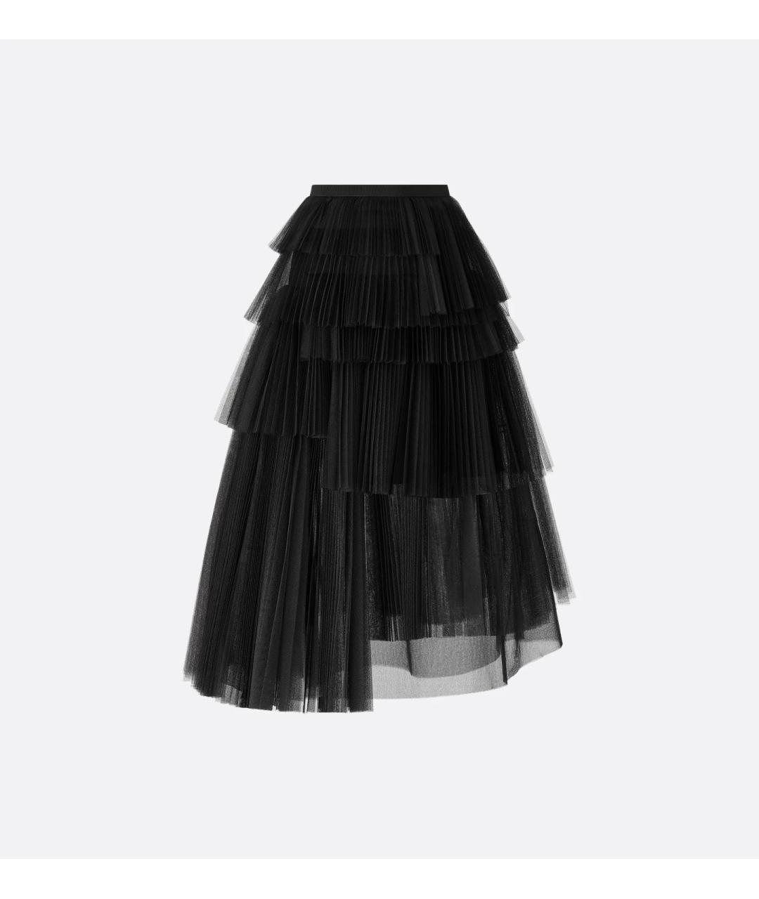 CHRISTIAN DIOR Черная юбка миди, фото 5