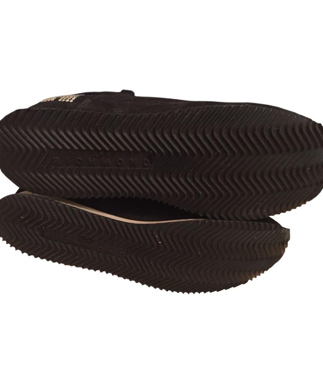 JOHN RICHMOND Черные замшевые сапоги, фото 6