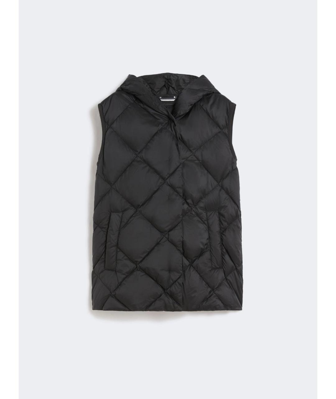 WEEKEND MAX MARA Черный полиэстеровый жилет, фото 6