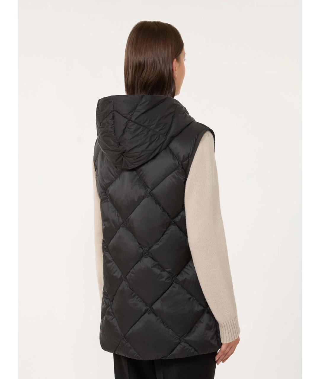 WEEKEND MAX MARA Черный полиэстеровый жилет, фото 3