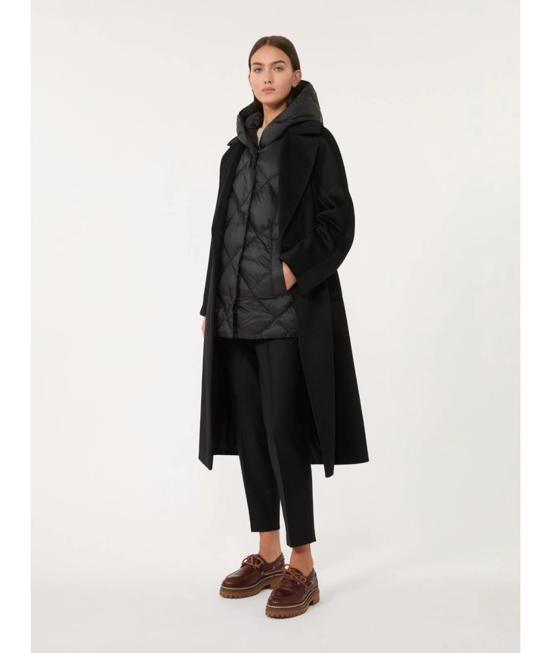 WEEKEND MAX MARA Черный полиэстеровый жилет, фото 5