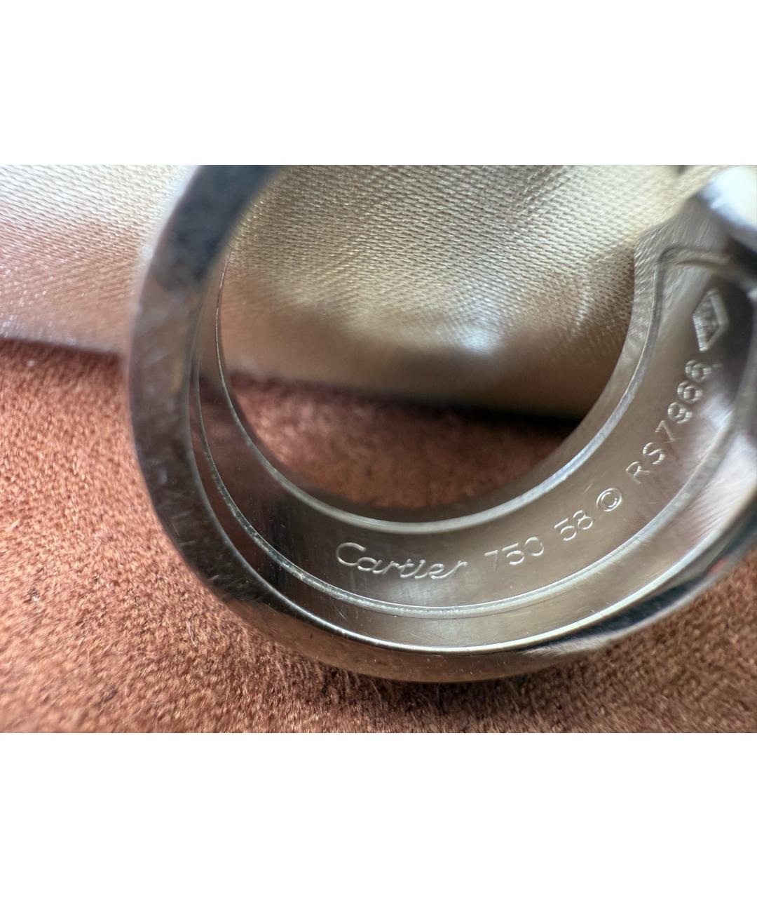 CARTIER Серебряное кольцо из белого золота, фото 4