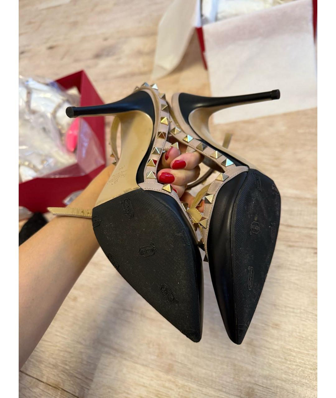 VALENTINO Мульти кожаные туфли, фото 6