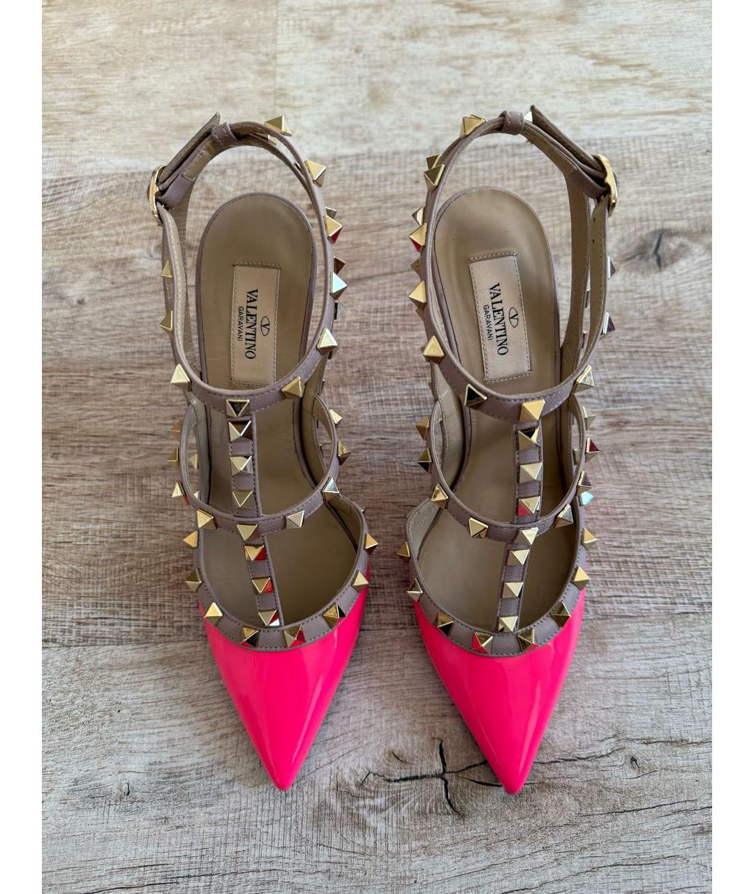 VALENTINO Мульти туфли из лакированной кожи, фото 2