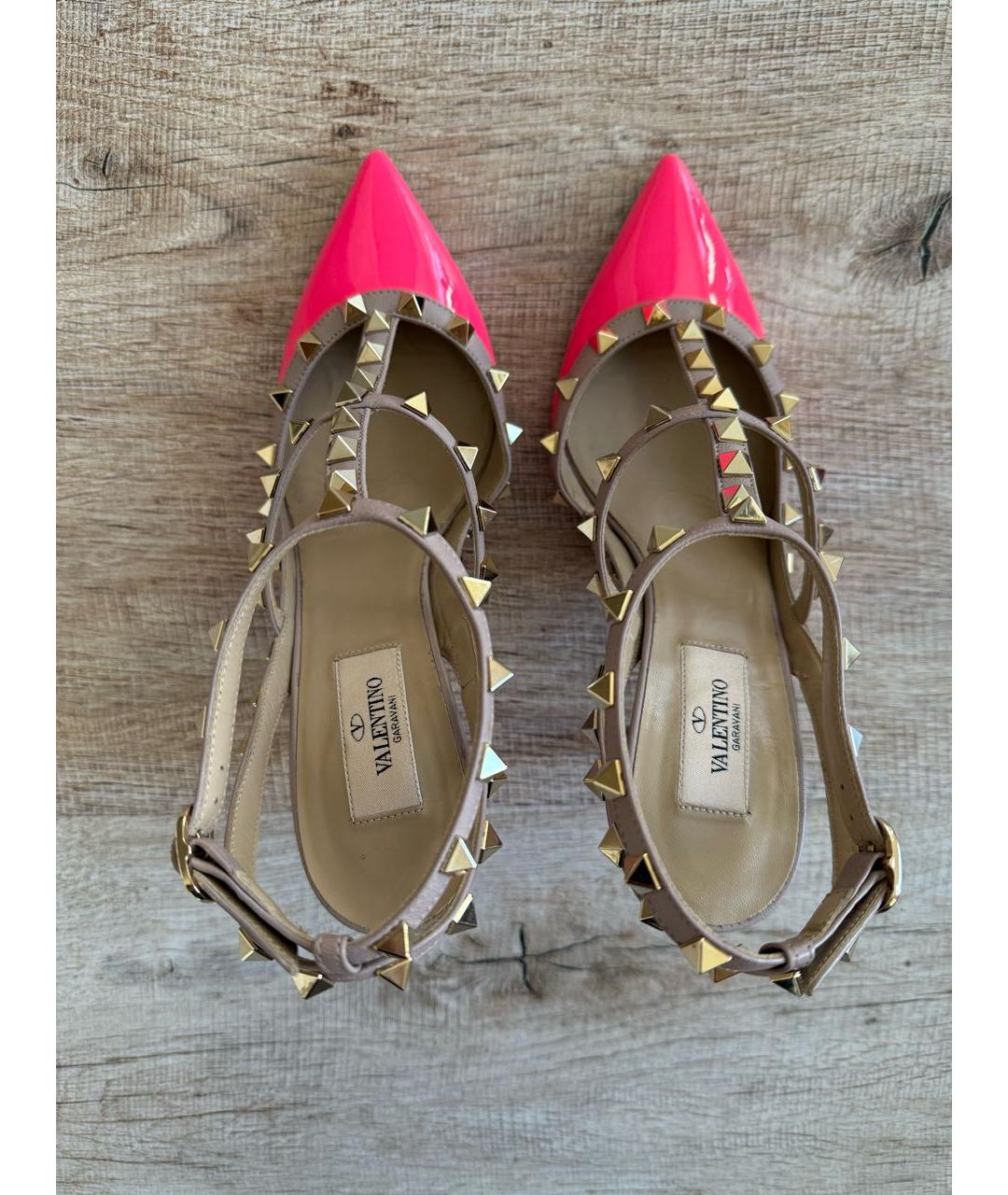 VALENTINO Мульти туфли из лакированной кожи, фото 3