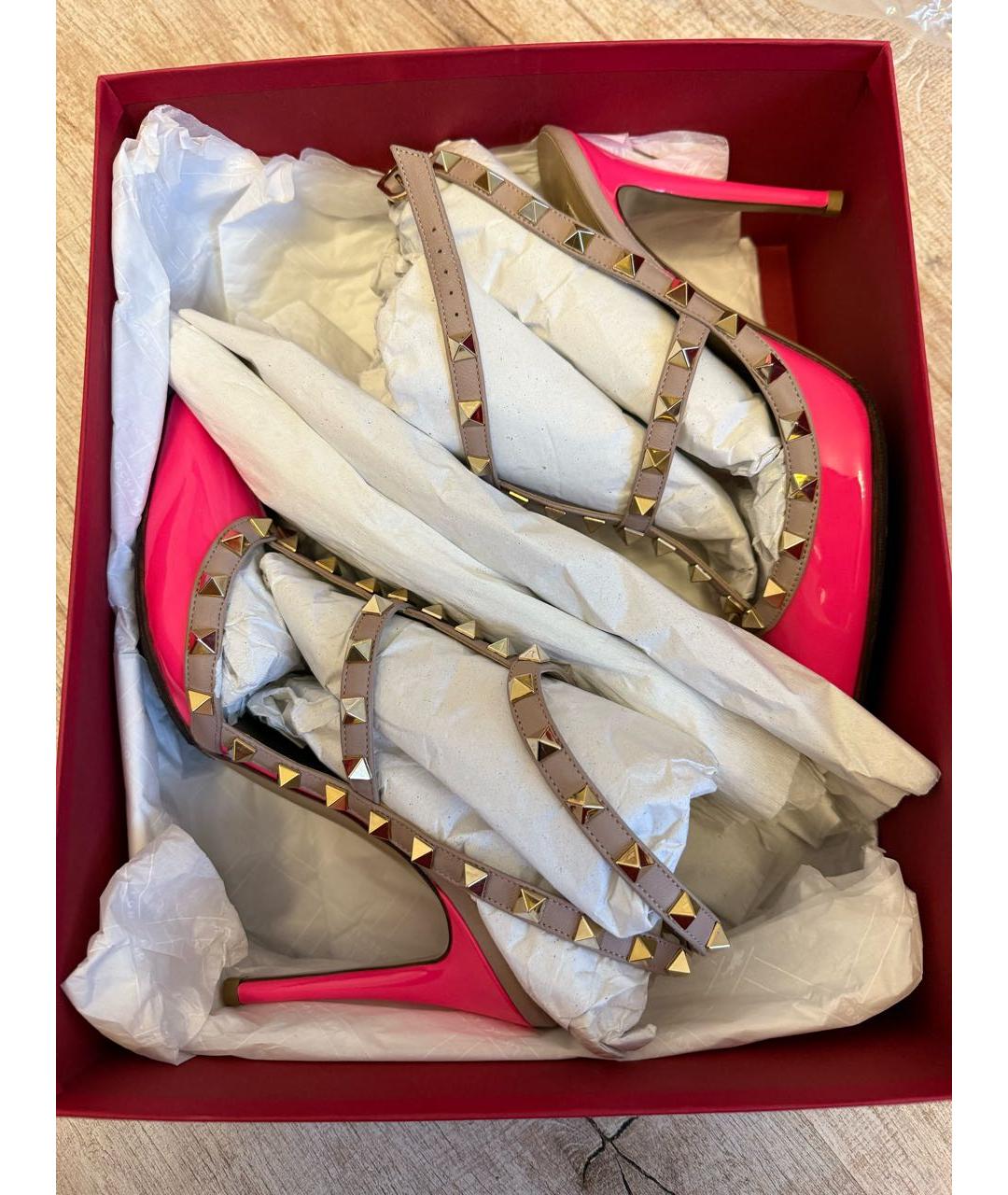 VALENTINO Мульти туфли из лакированной кожи, фото 5