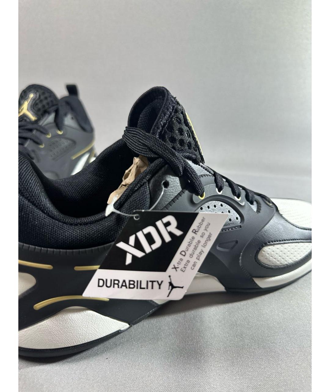 JORDAN Белые кожаные высокие кроссовки / кеды, фото 6