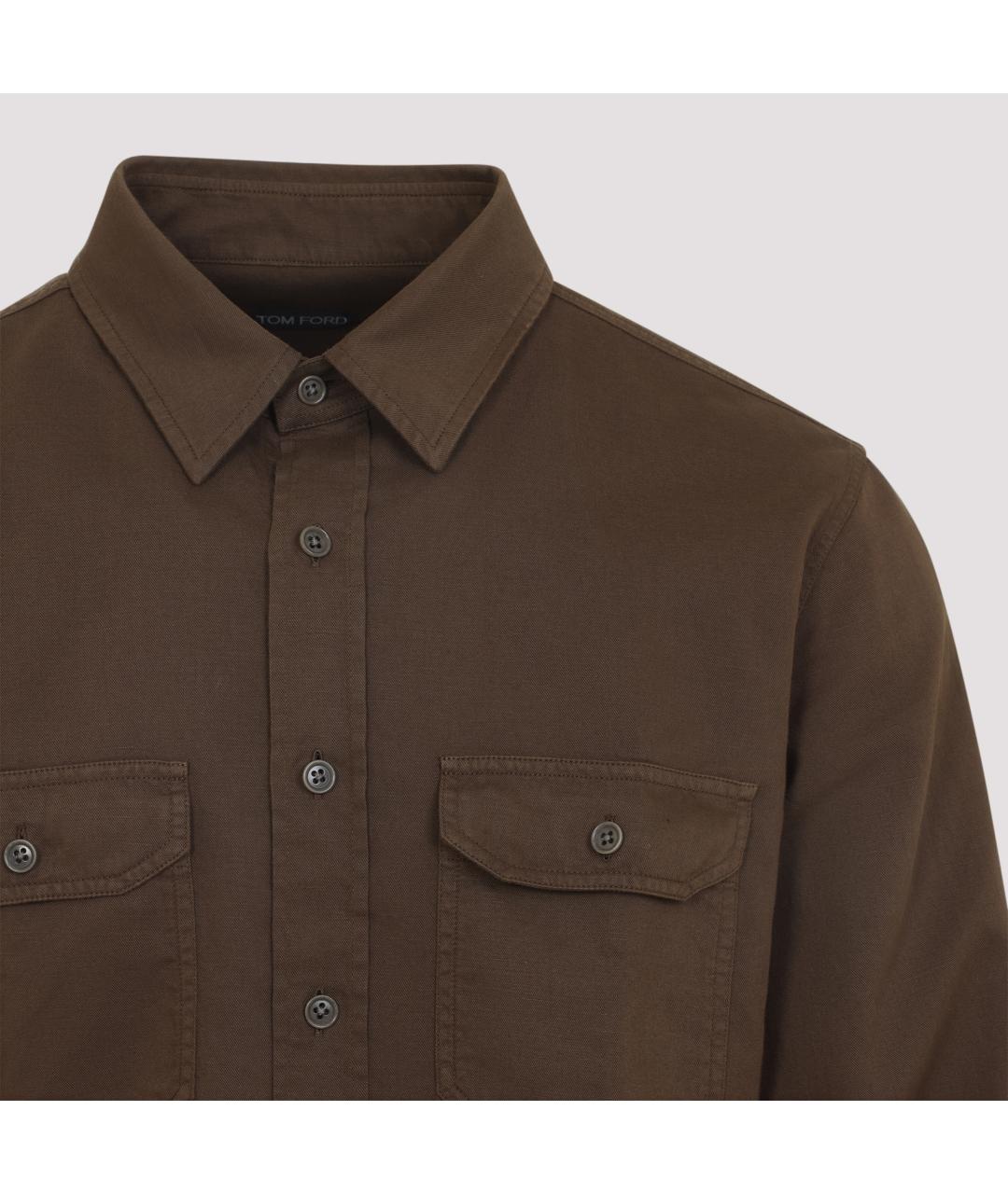TOM FORD Хлопковая кэжуал рубашка, фото 3