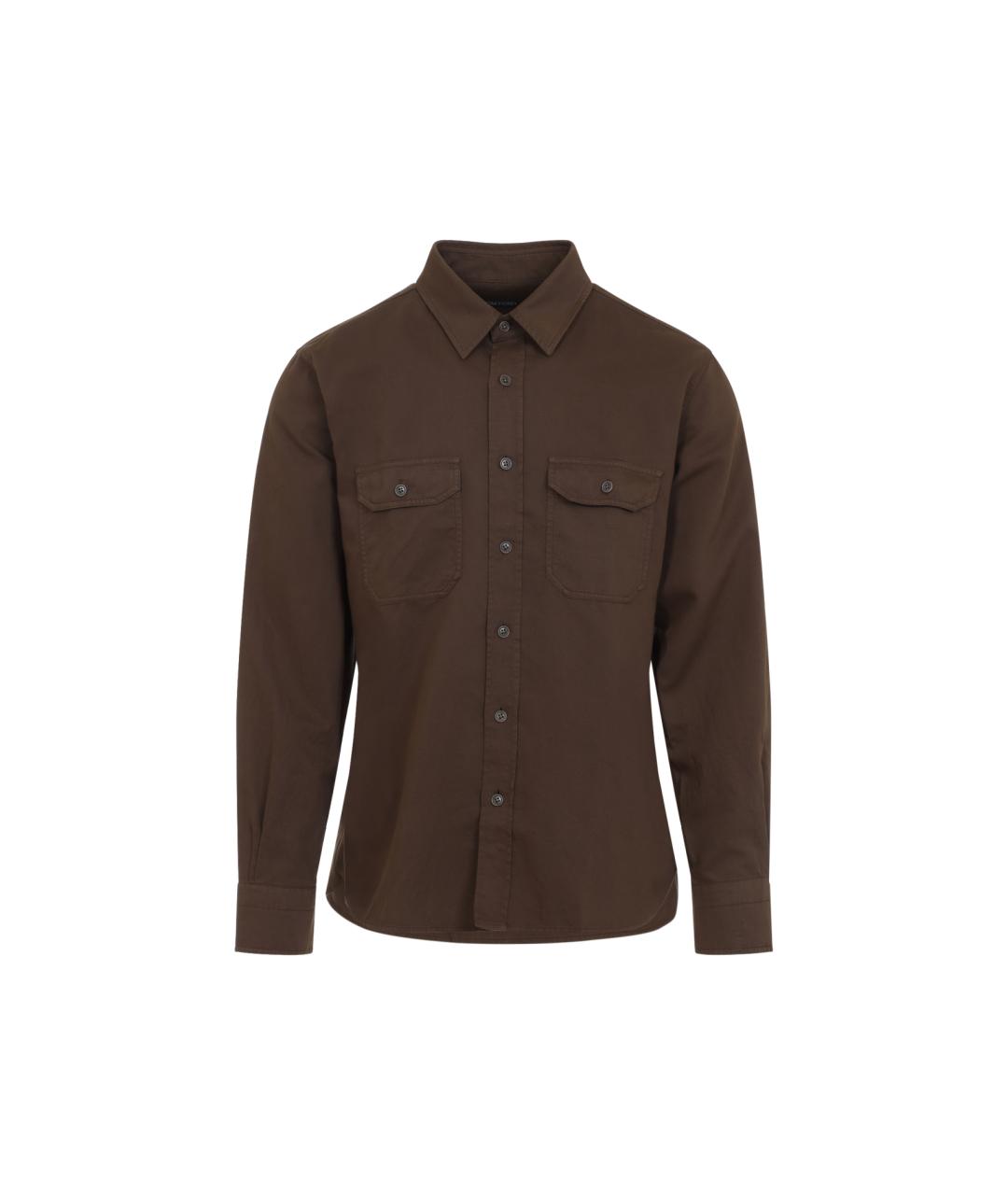 TOM FORD Хлопковая кэжуал рубашка, фото 1