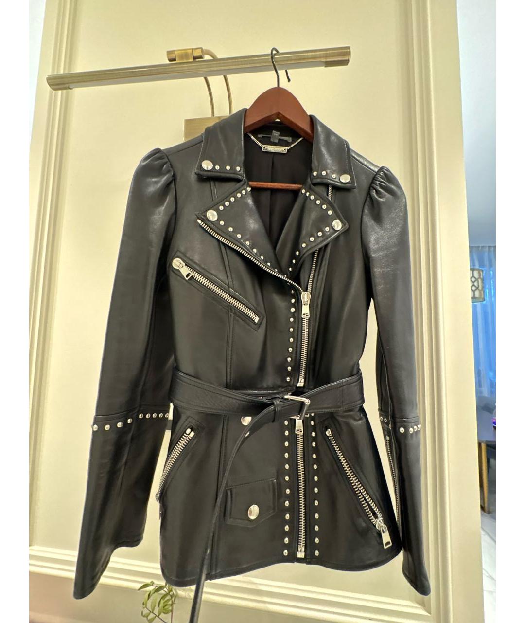 ALEXANDER MCQUEEN Черная кожаная куртка, фото 5