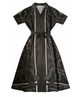 HERMES Коктейльное платье