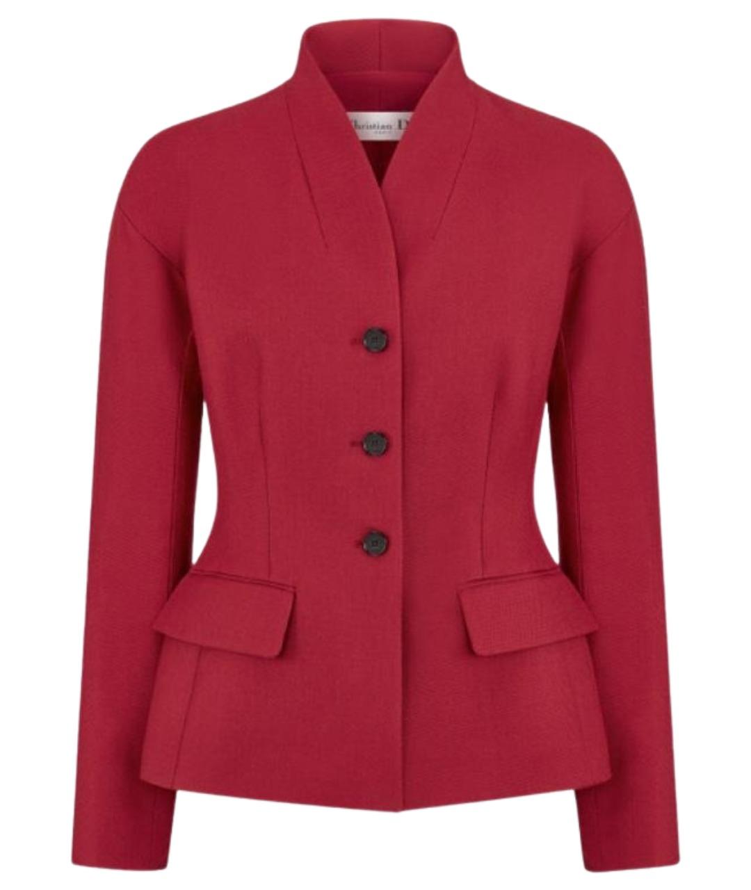 CHRISTIAN DIOR Красный жакет/пиджак, фото 1