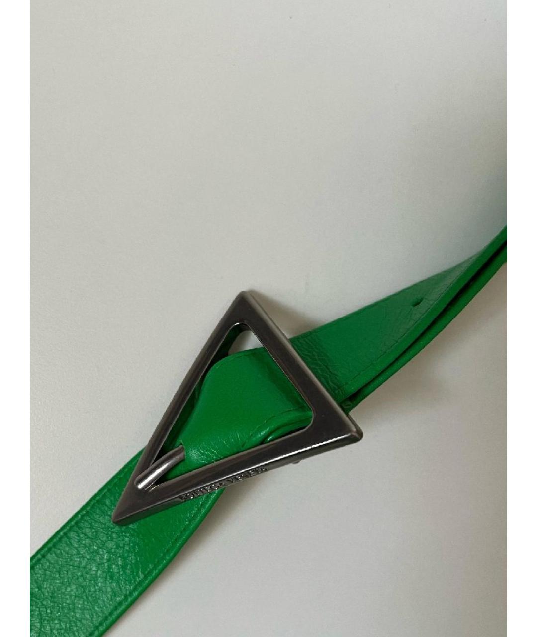 BOTTEGA VENETA Зеленая кожаная сумка через плечо, фото 7