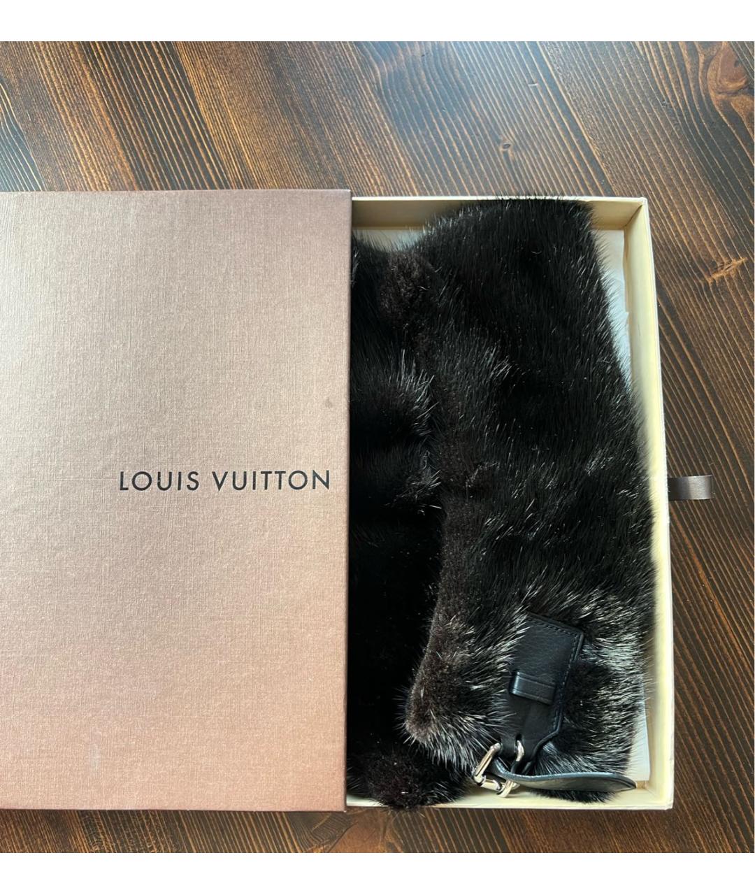 LOUIS VUITTON Черный воротник, фото 8