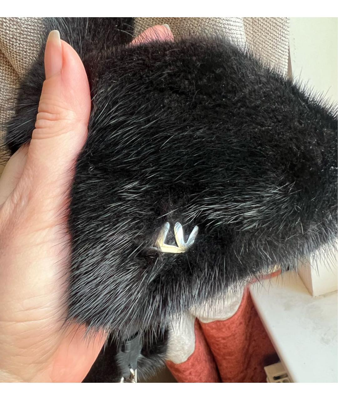 LOUIS VUITTON Черный воротник, фото 4