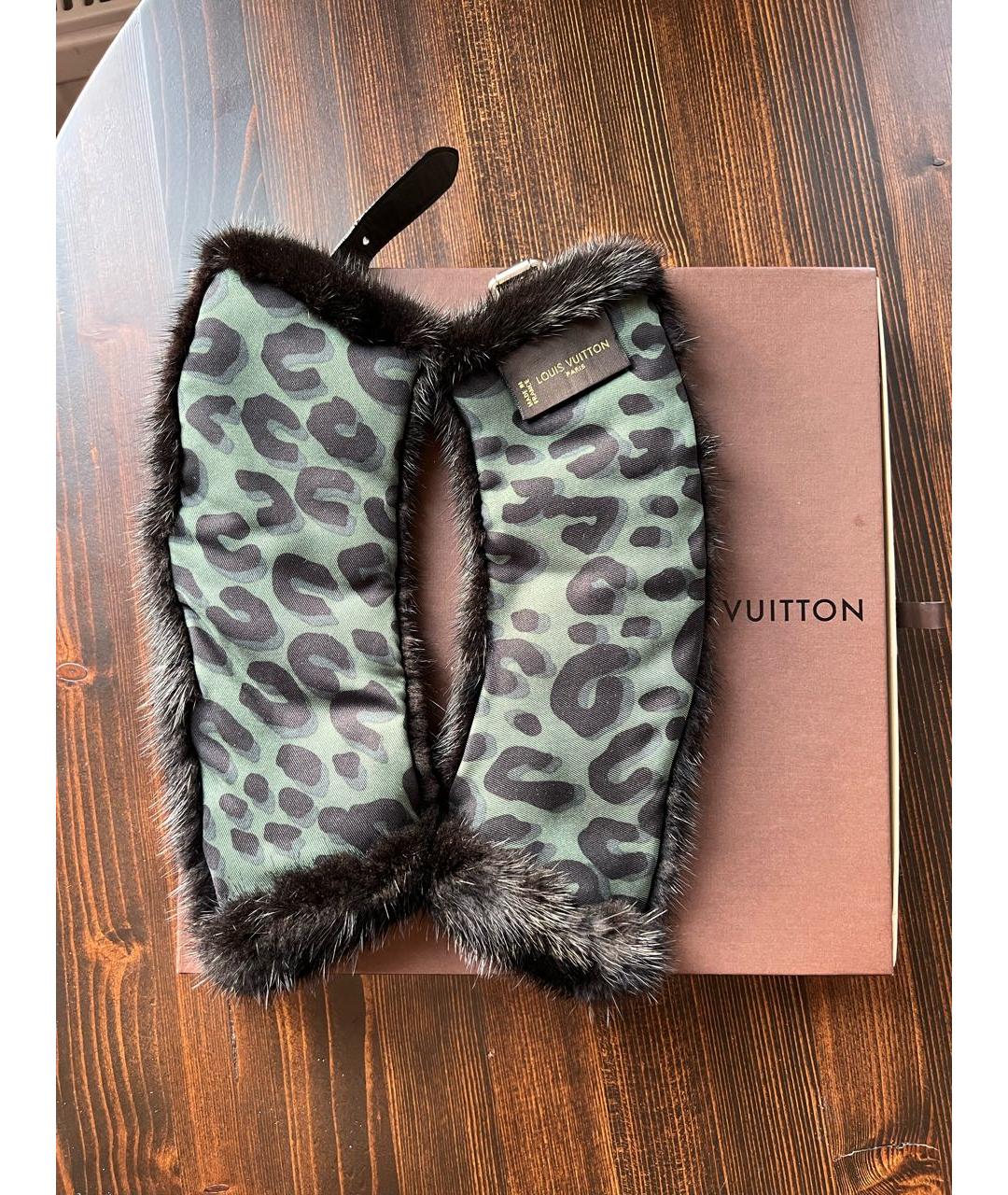 LOUIS VUITTON Черный воротник, фото 3