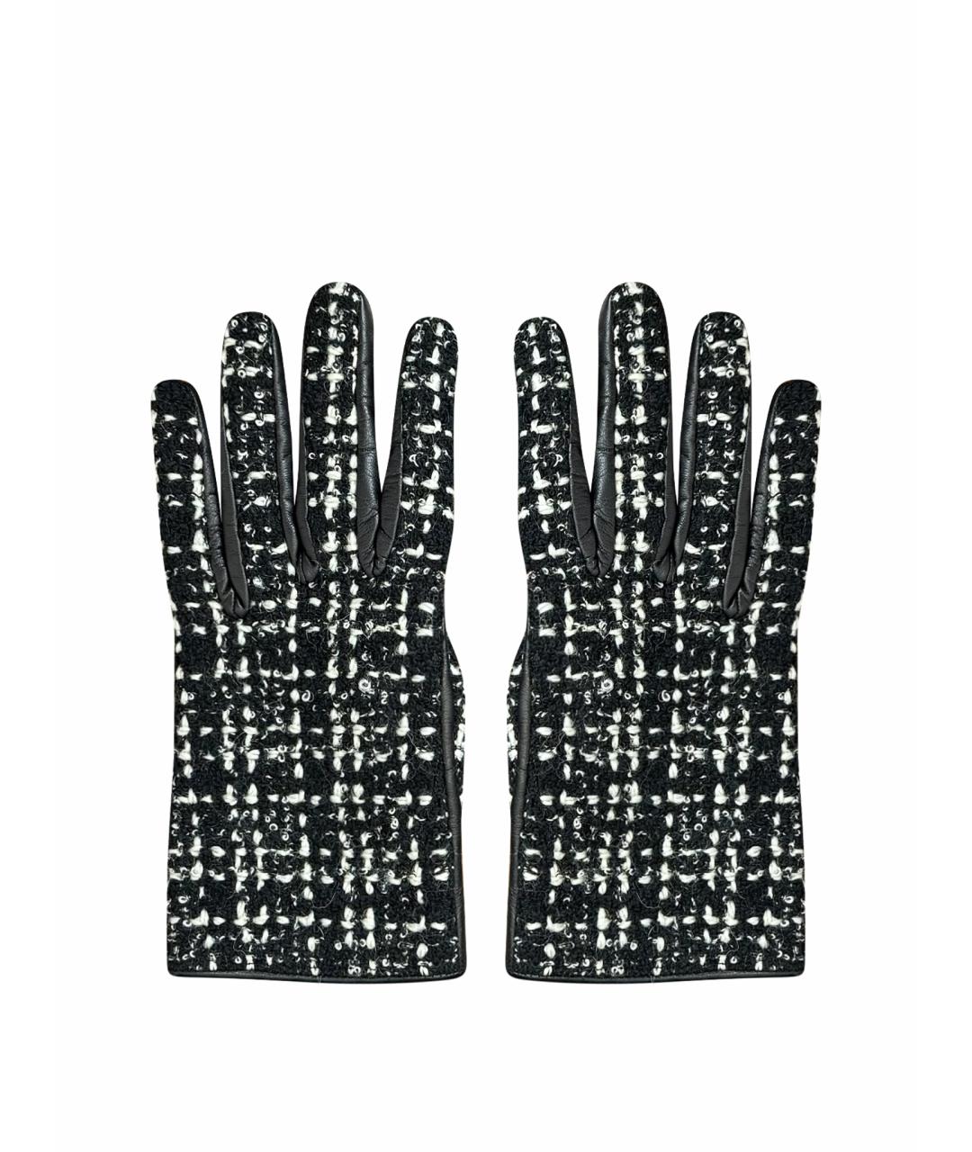 SAINT LAURENT Мульти шерстяные перчатки, фото 1